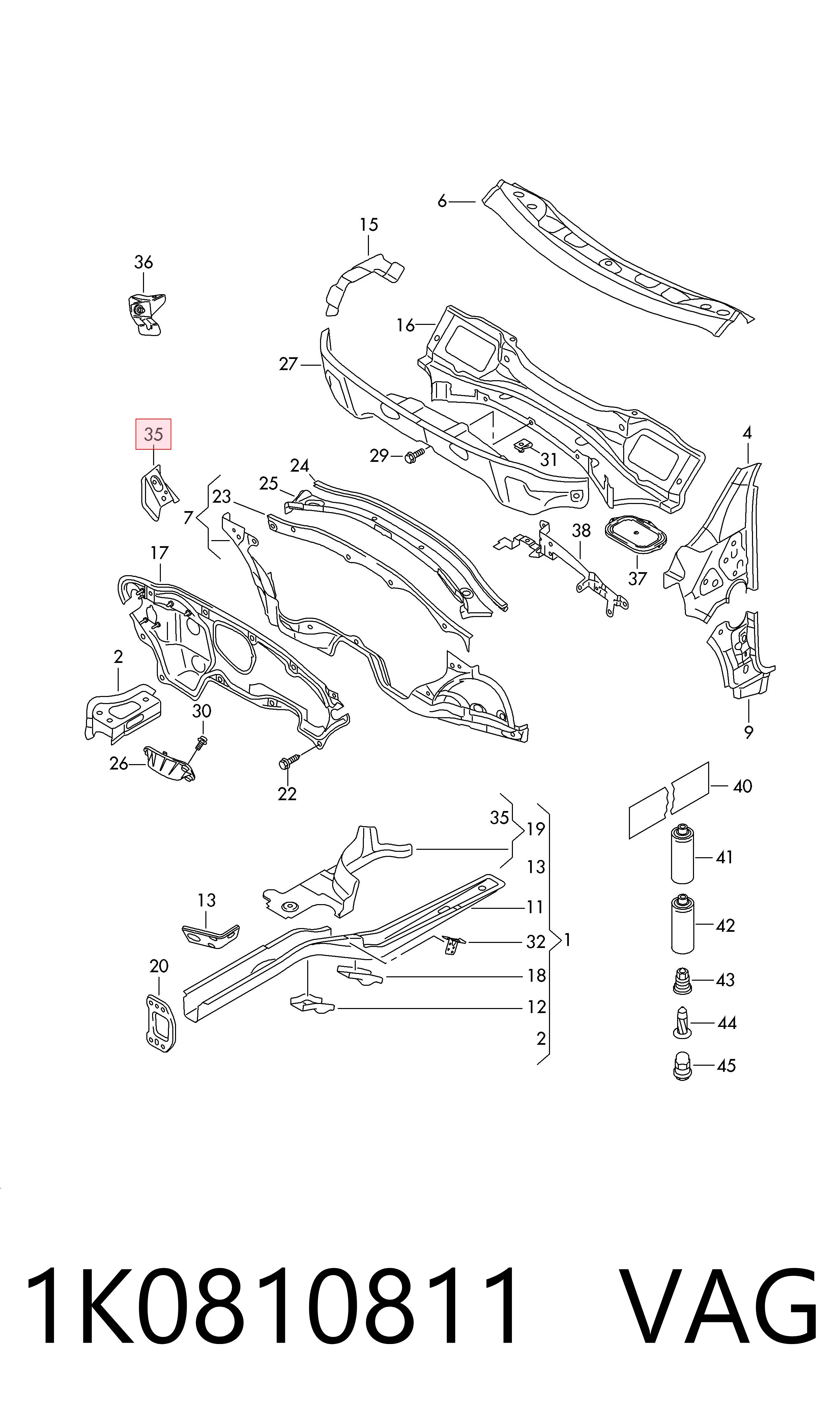 1K0810811 VAG