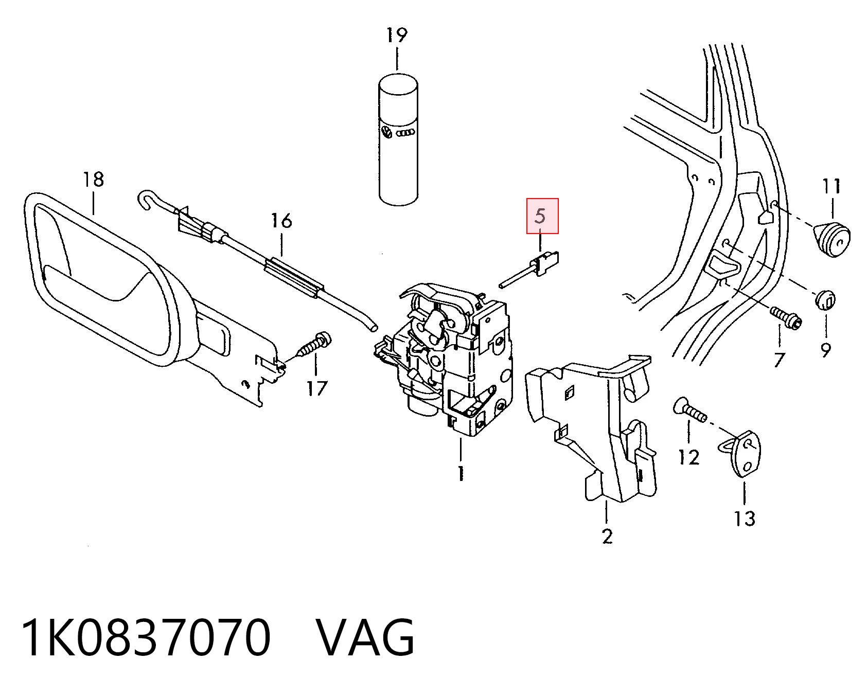 1K0837070 VAG