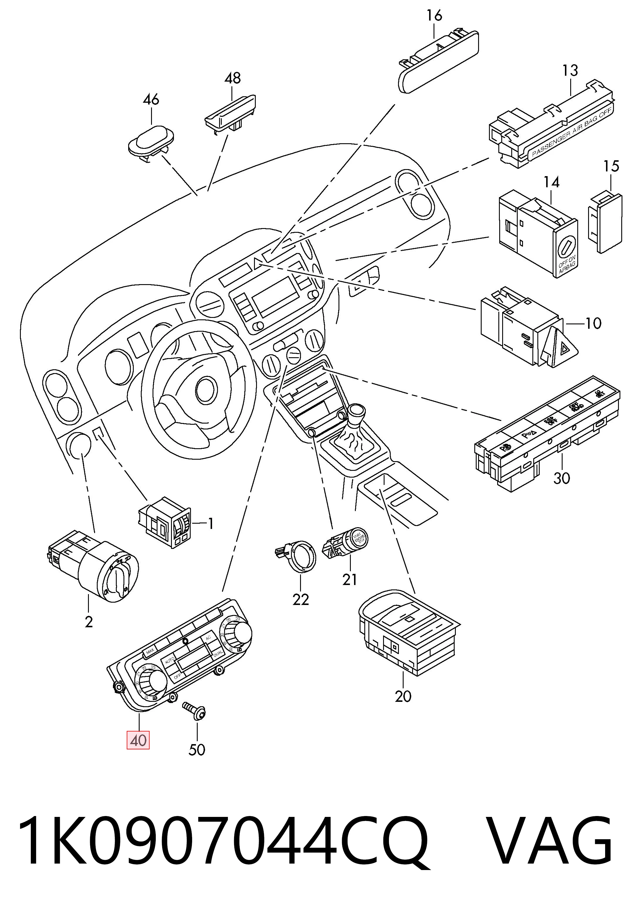 1K0907044CQ VAG