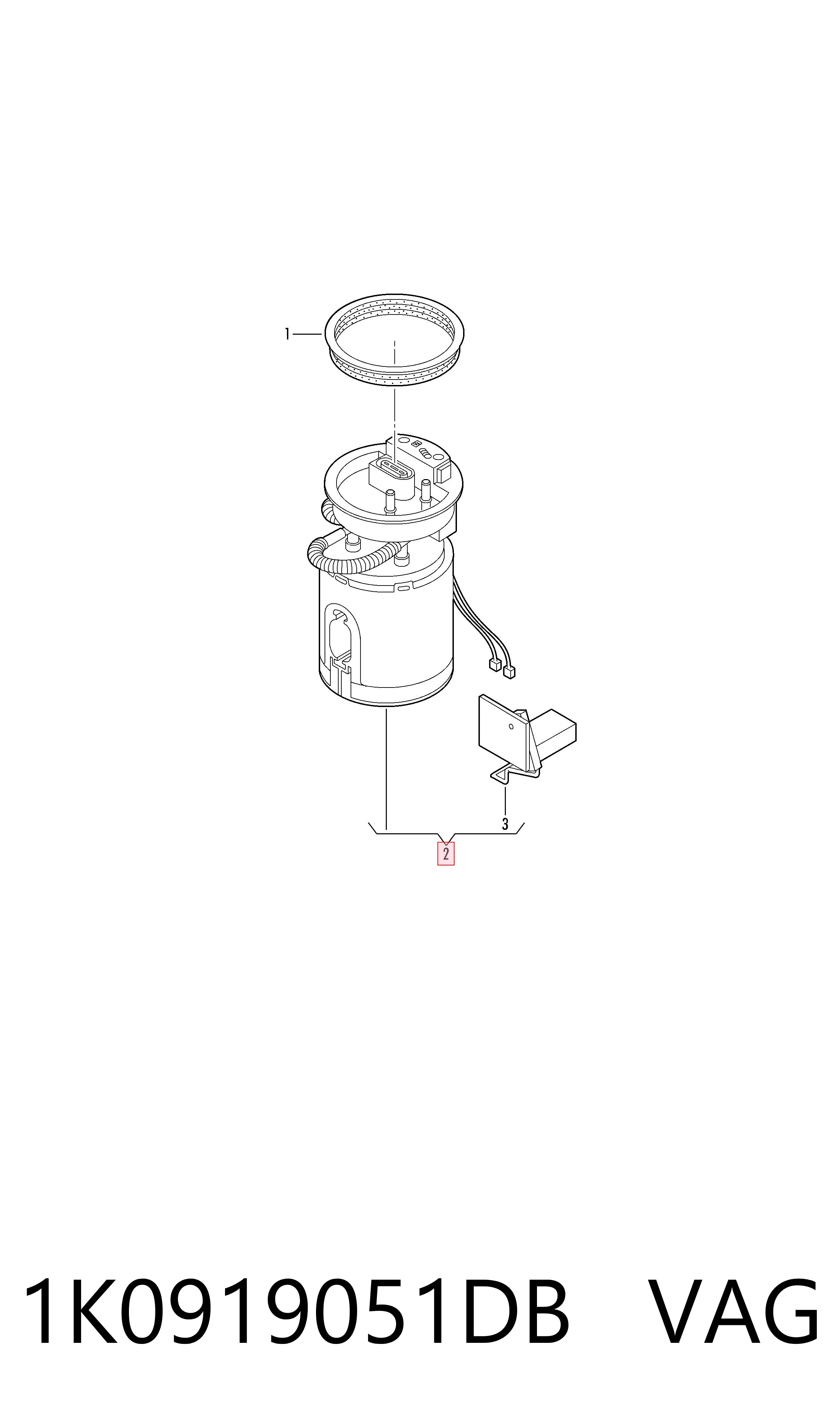Módulo de bomba de combustível com sensor do nível de combustível VAG 1K0919051DB preço, a partir de 84,97 USD