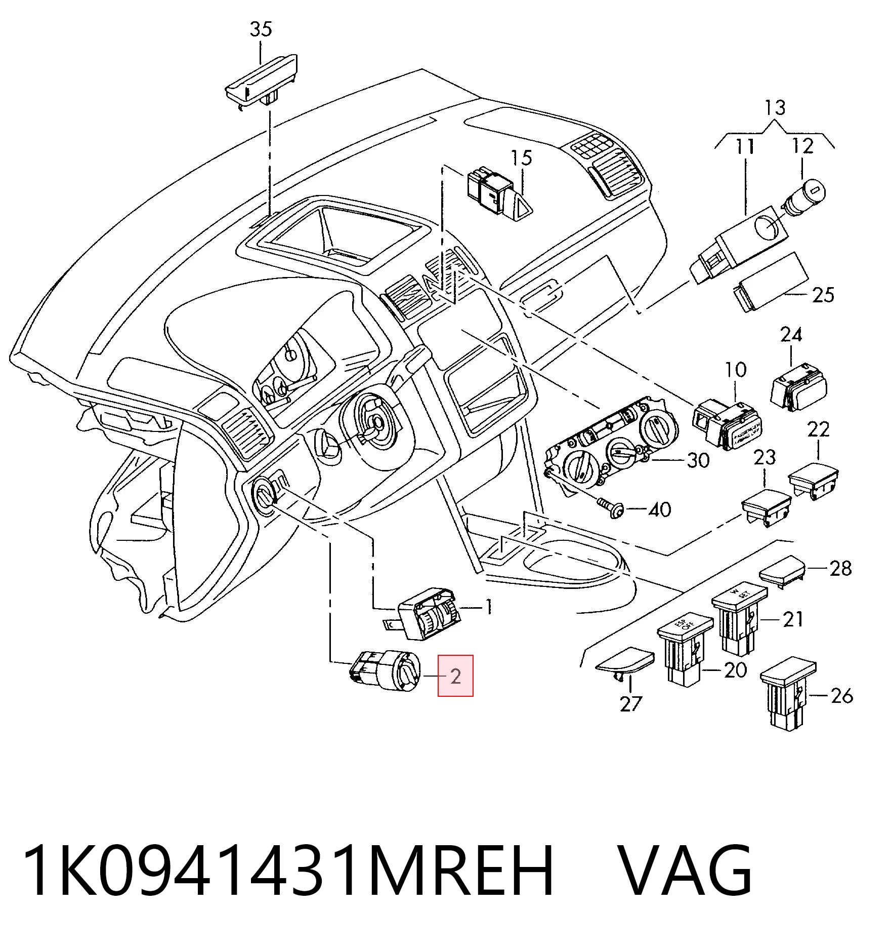 1K0941431MREH VAG