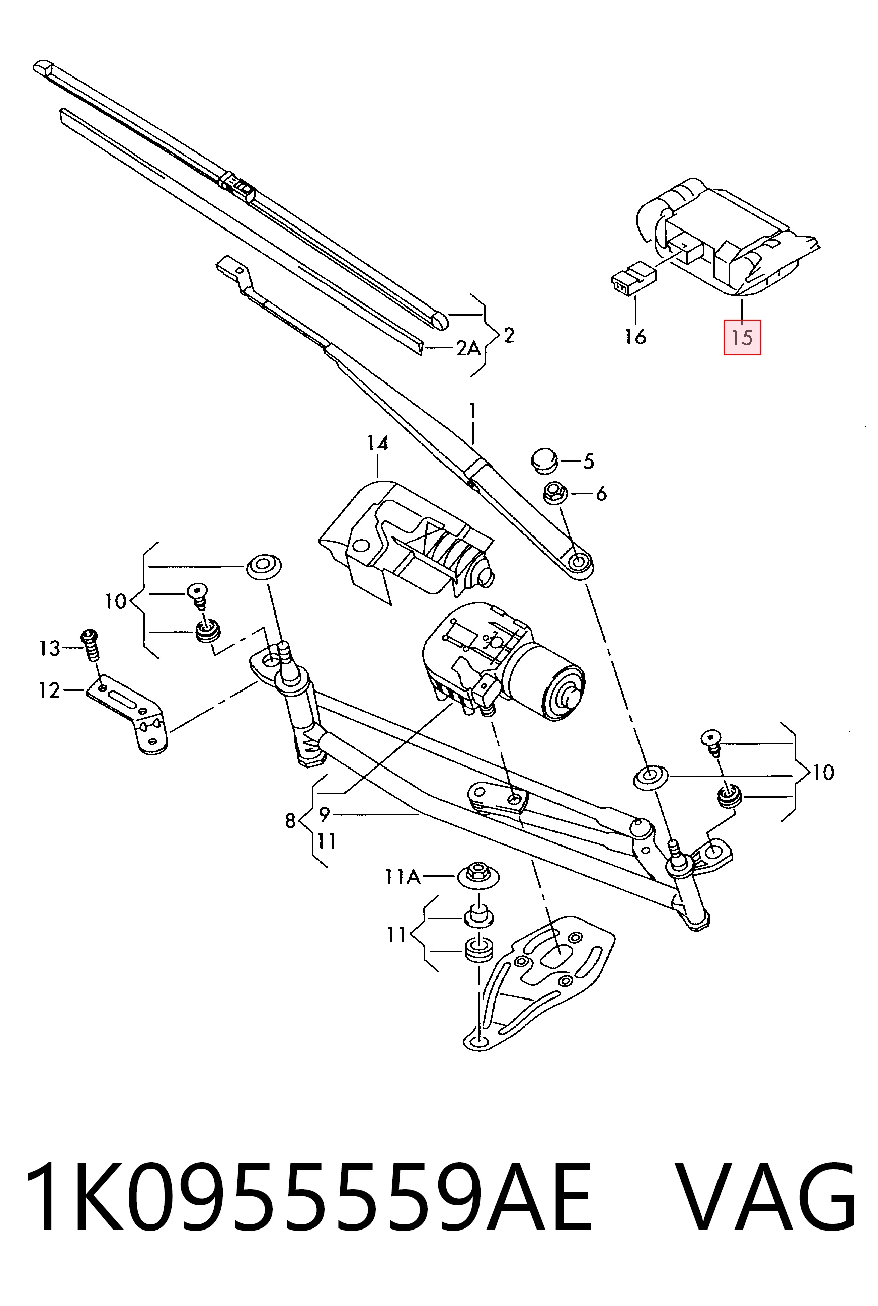 Sensor de chuva Skoda Octavia TOUR I A4 1U2