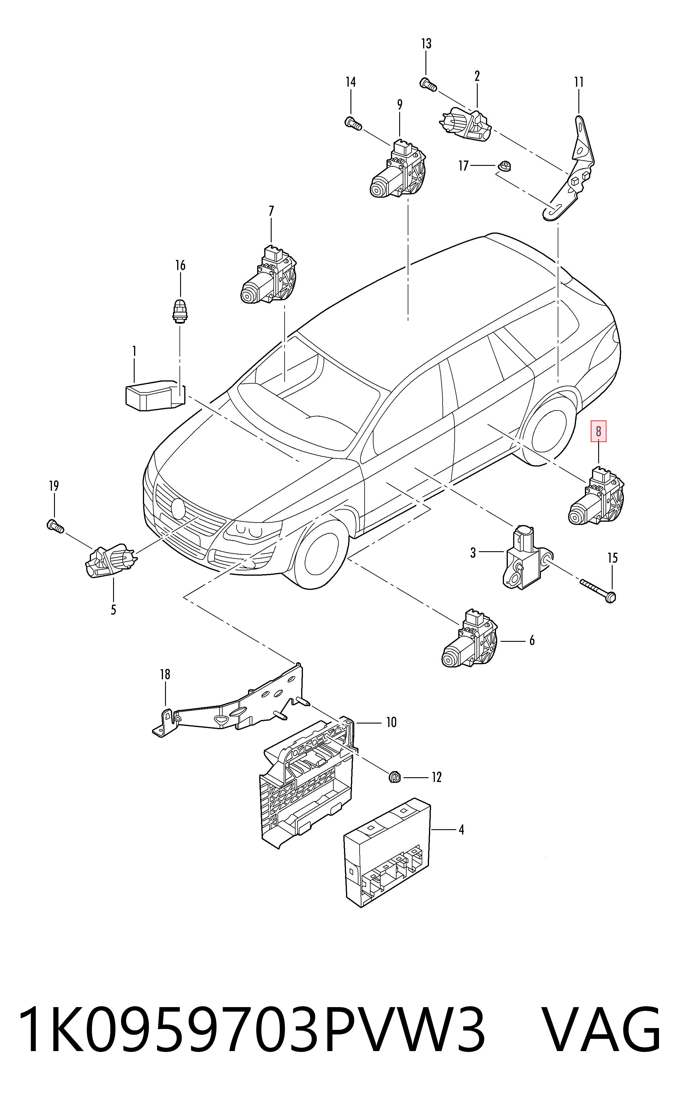1K0959703PVW3 VAG