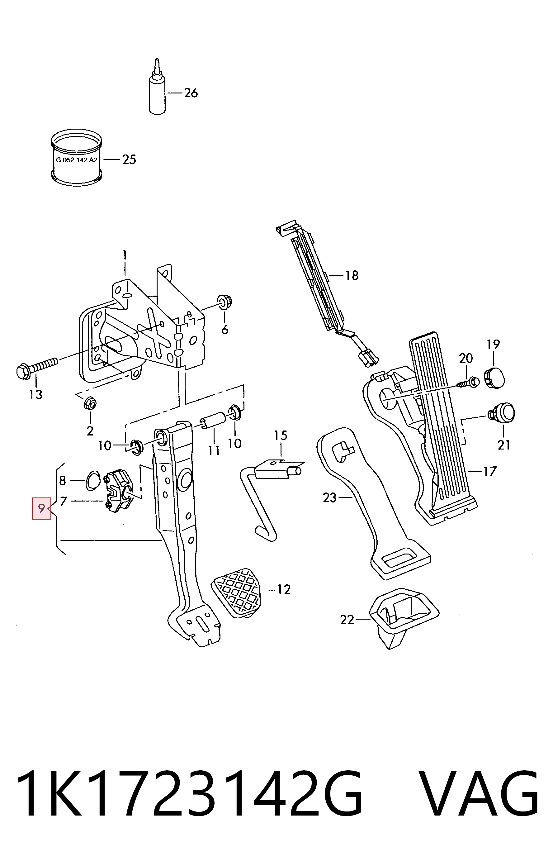 1K1723142G VAG