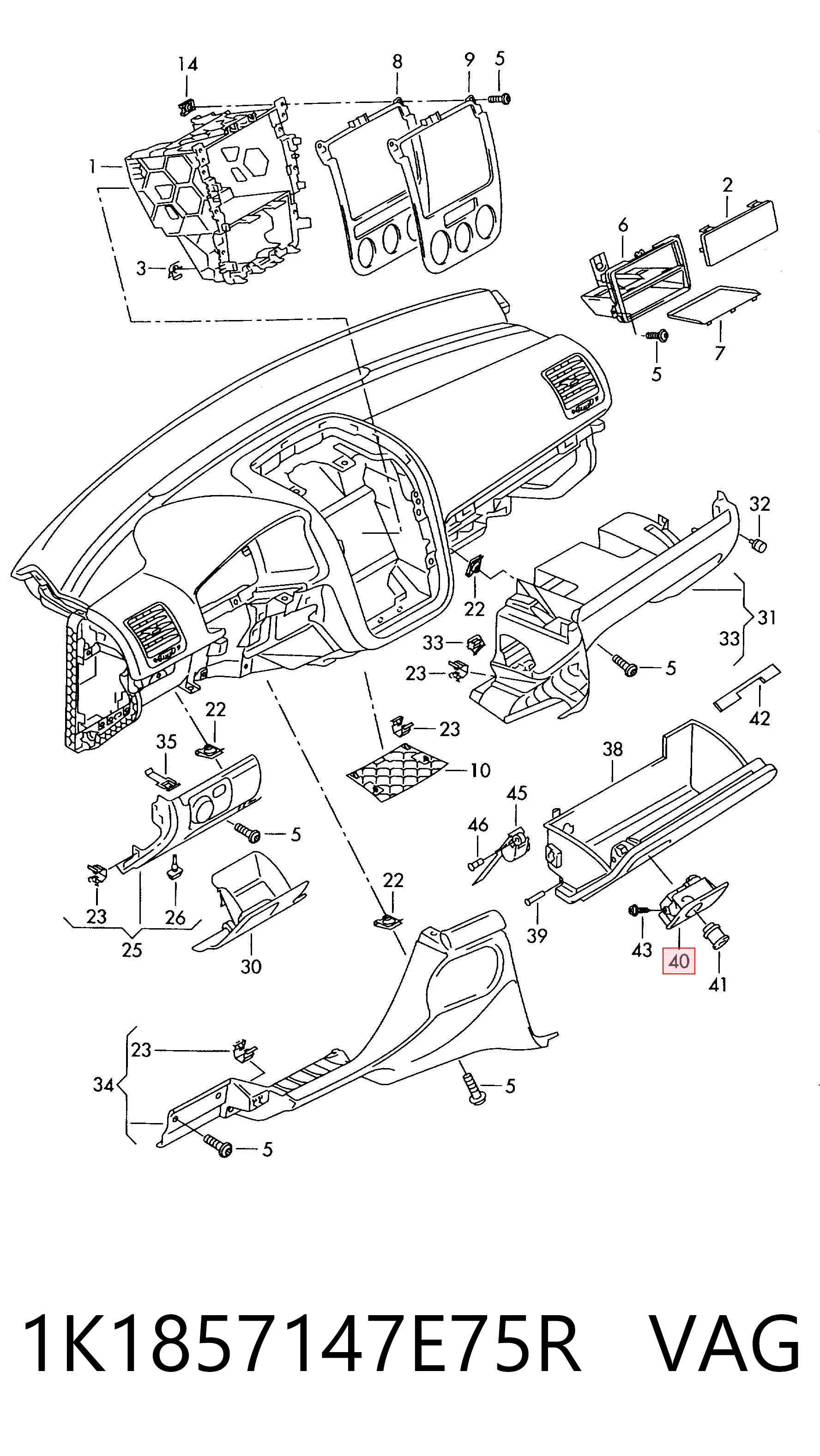 1K1857147E75R VAG 