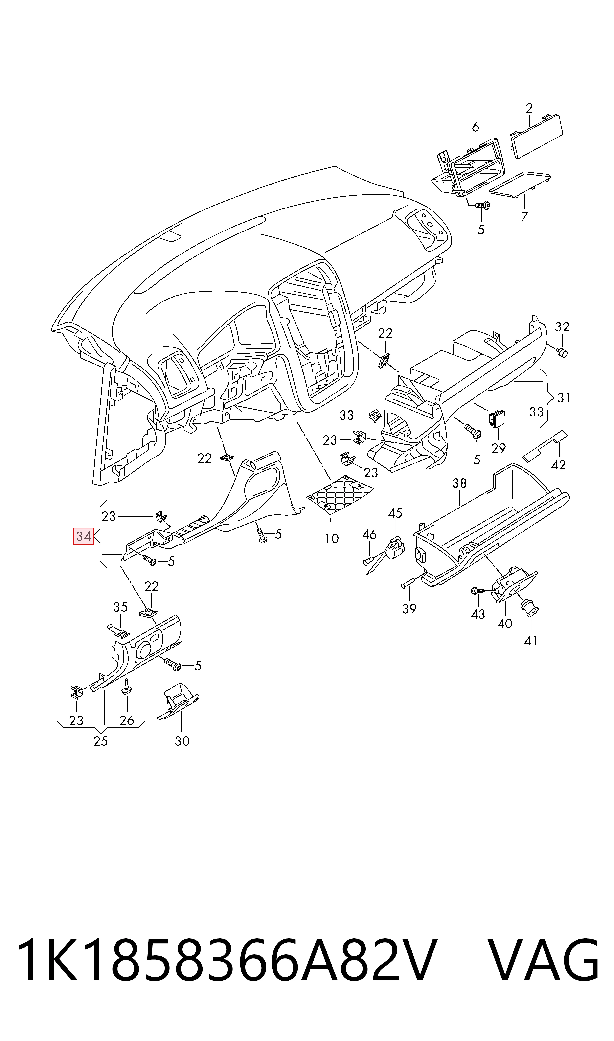 1K1858366A82V VAG