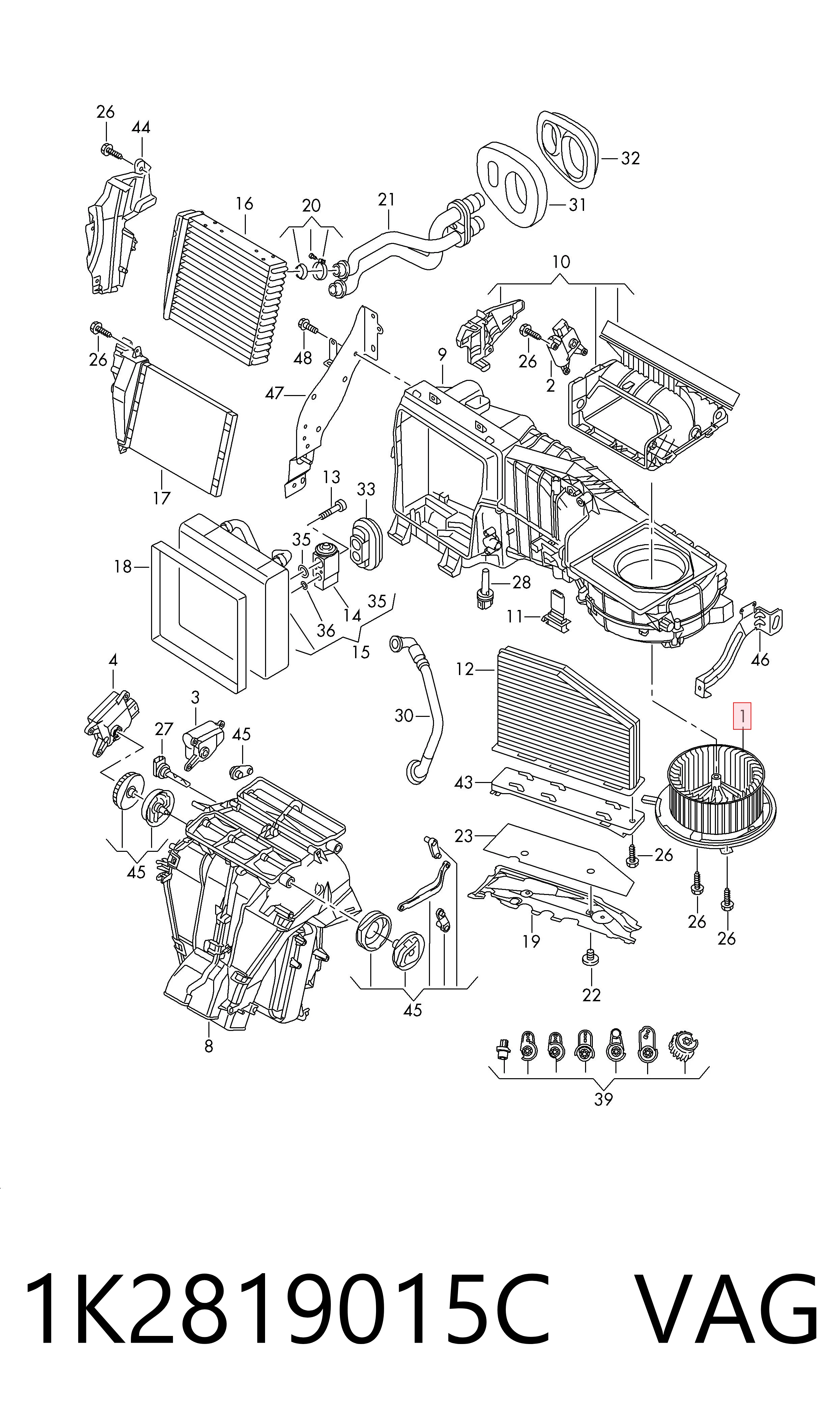 1K2819015C VAG