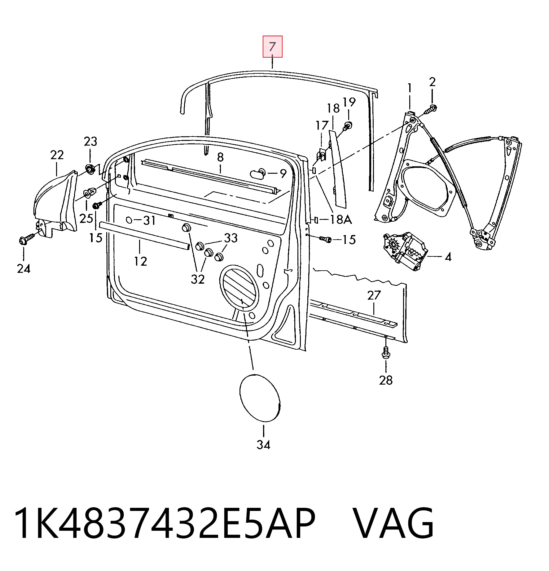 1K4837432E5AP VAG