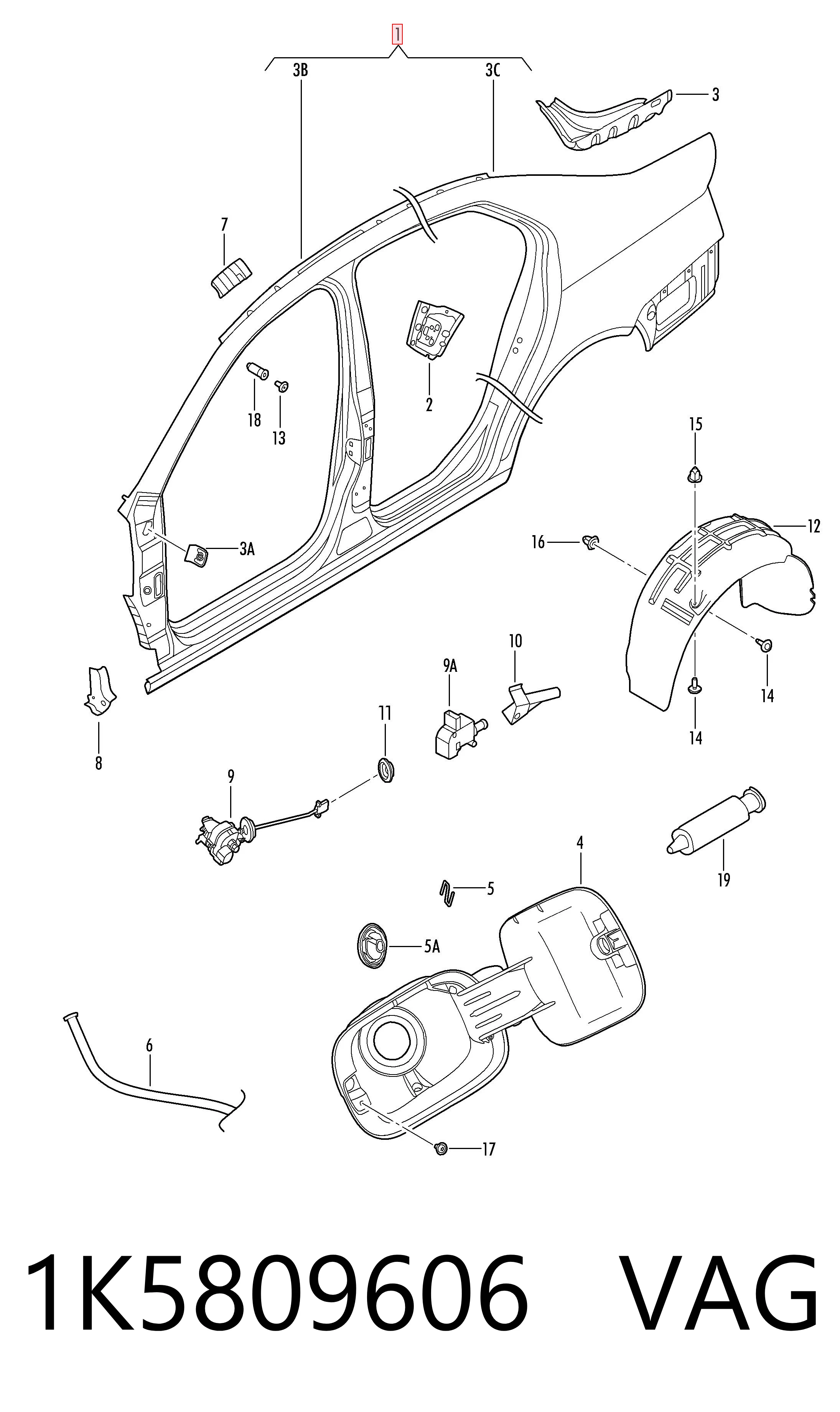1K5809606 VAG