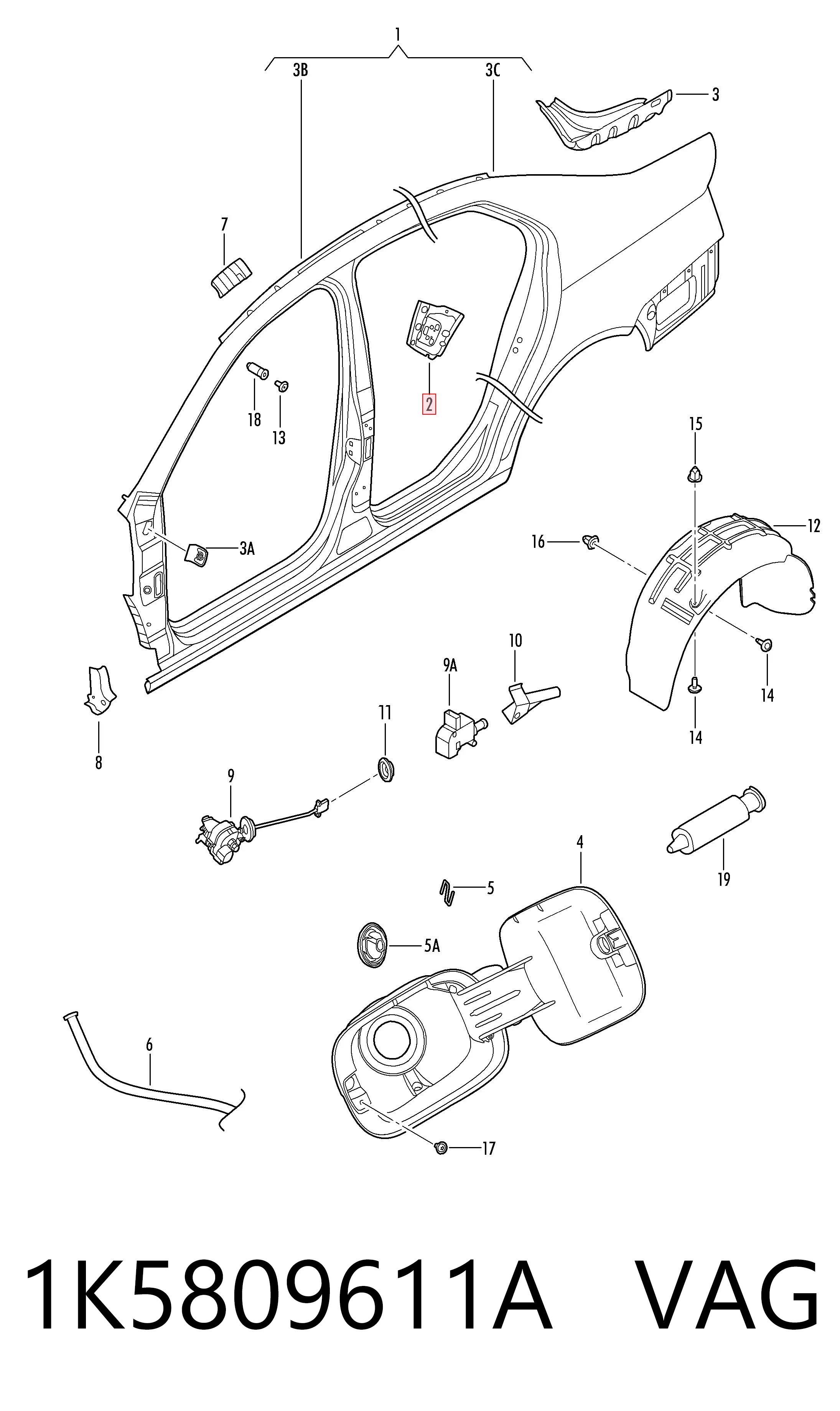 1K5809611A VAG
