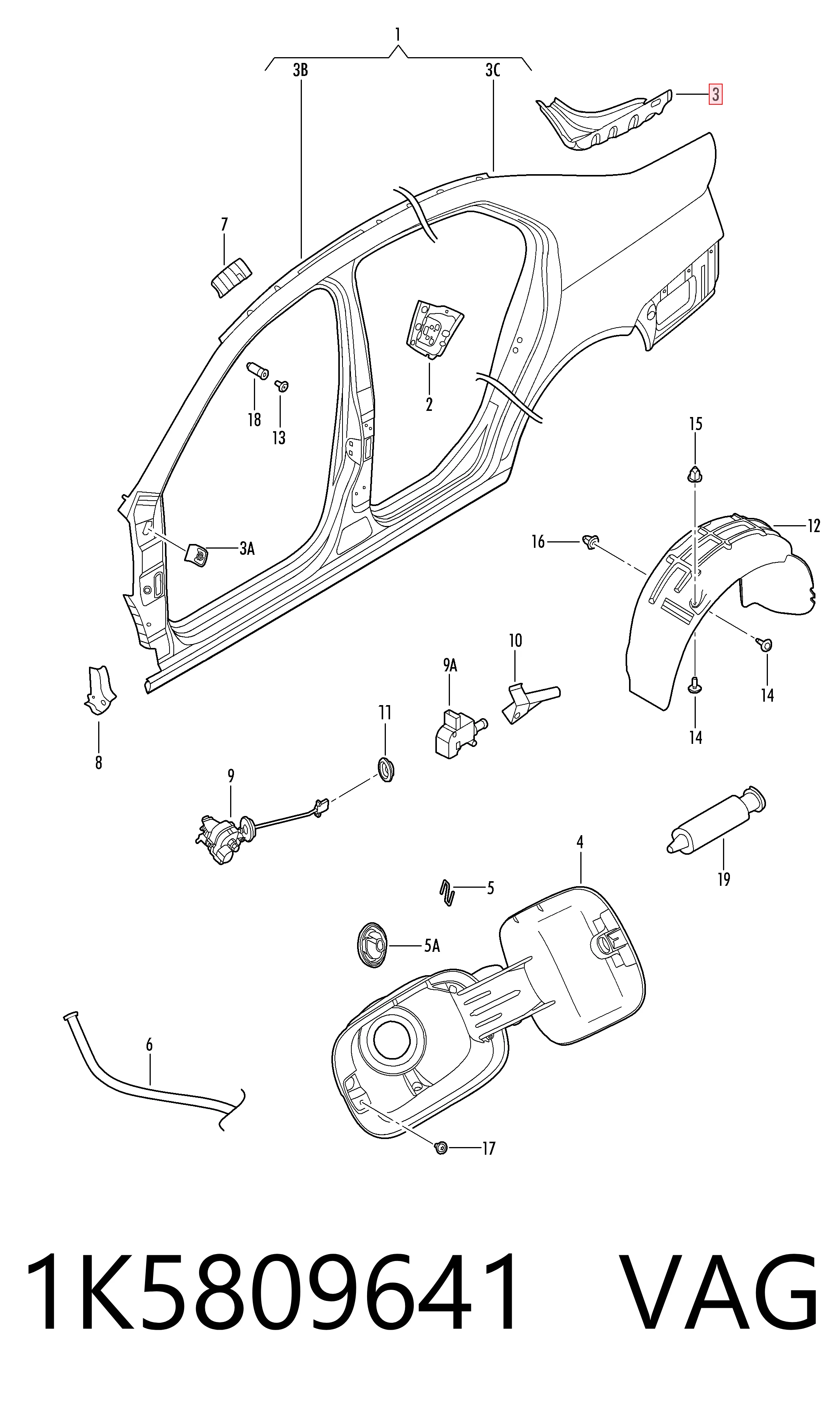 1K5809641 VAG 