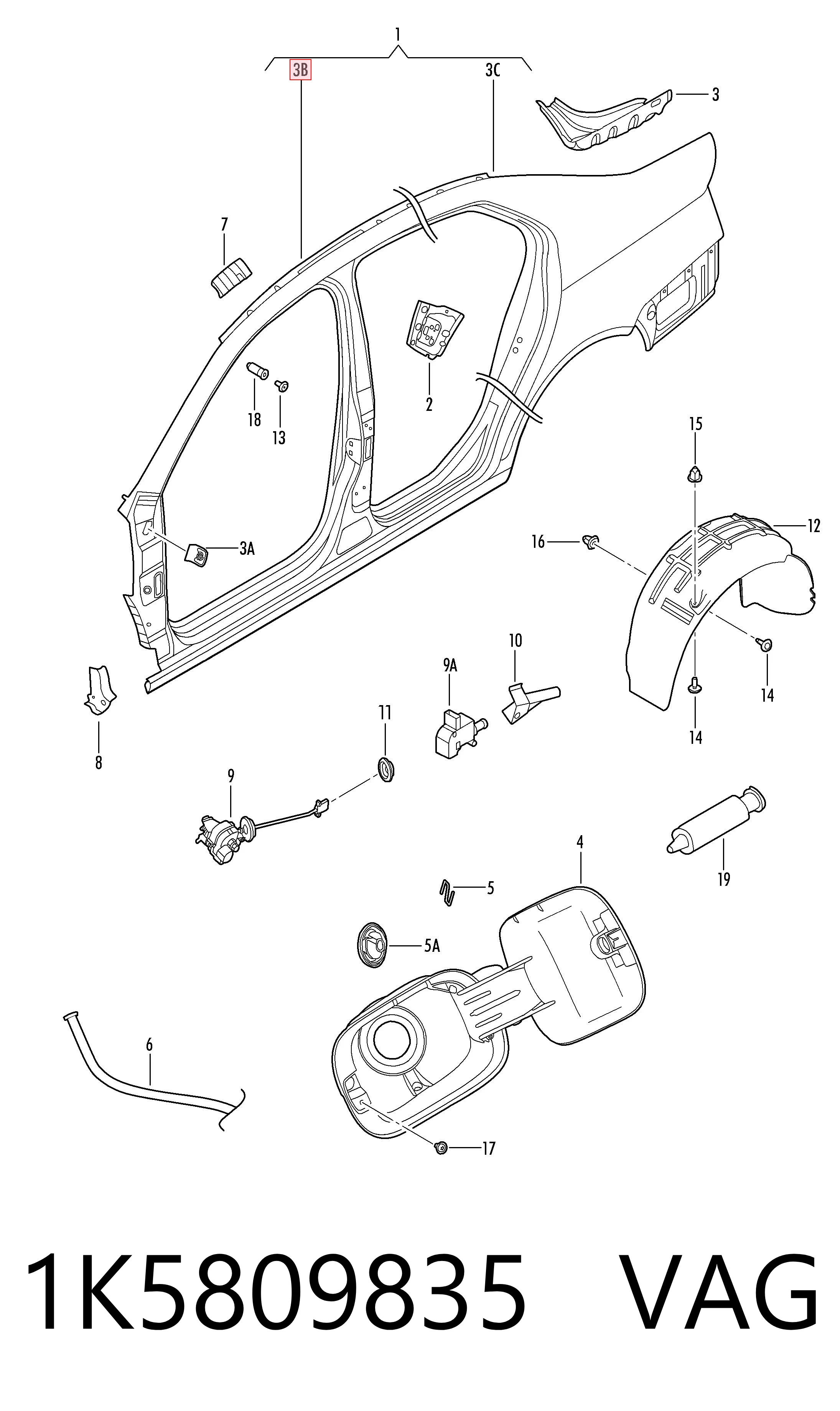 1K5809835 VAG