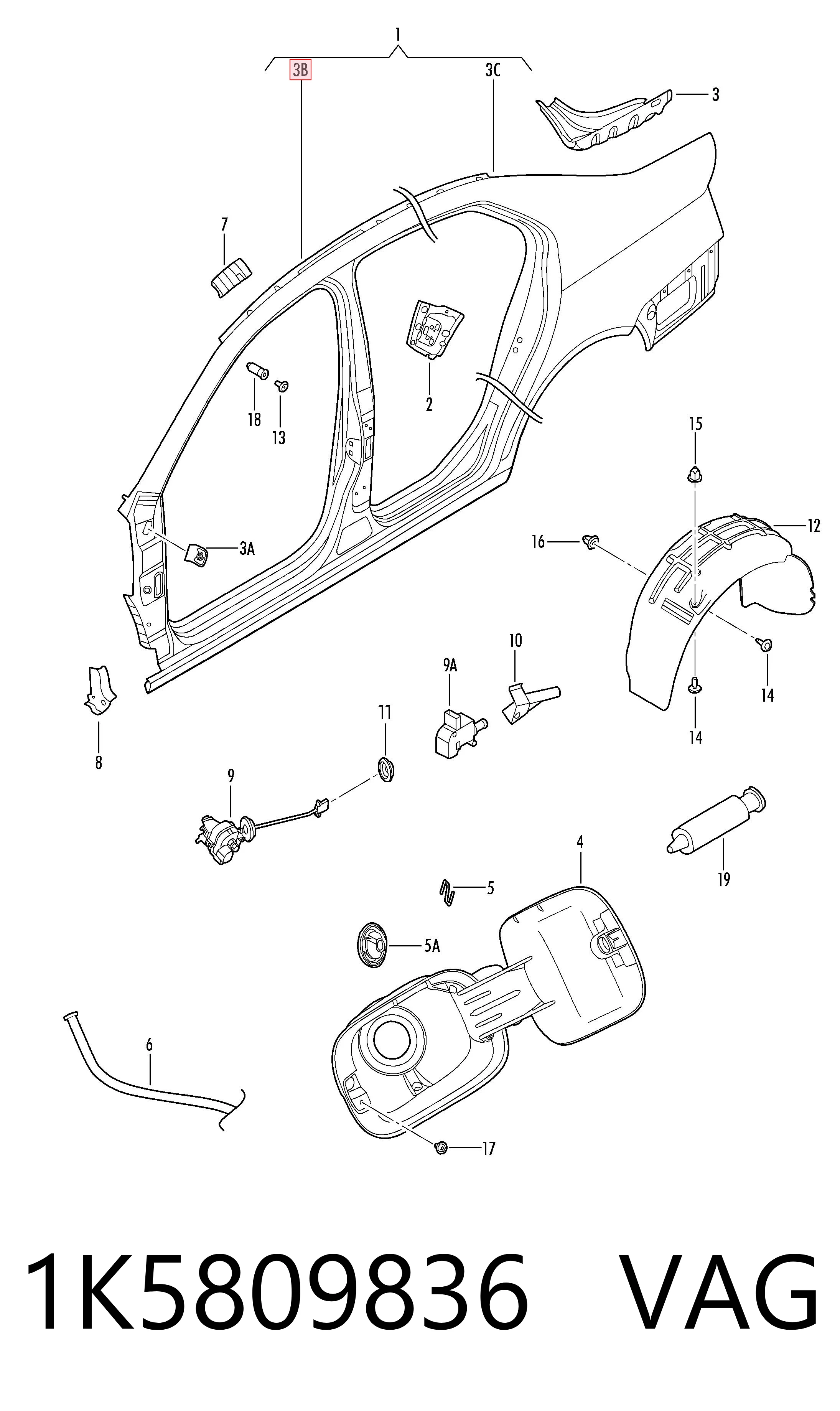 1K5809836 VAG