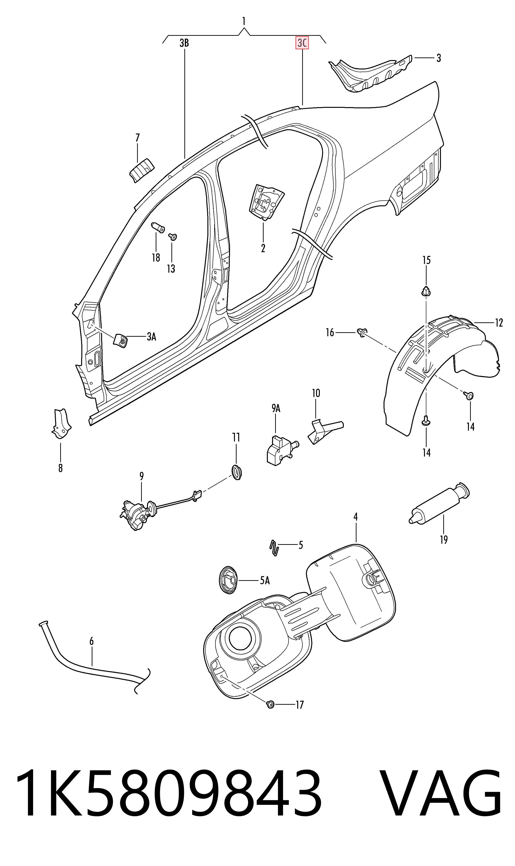 1K5809843 VAG