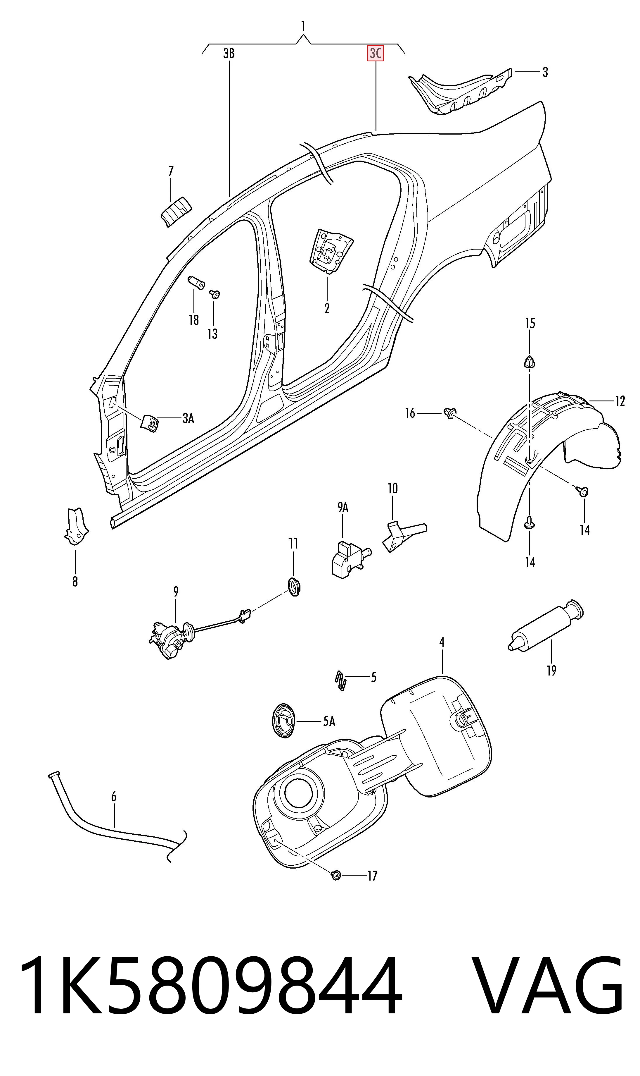 1K5809844 VAG