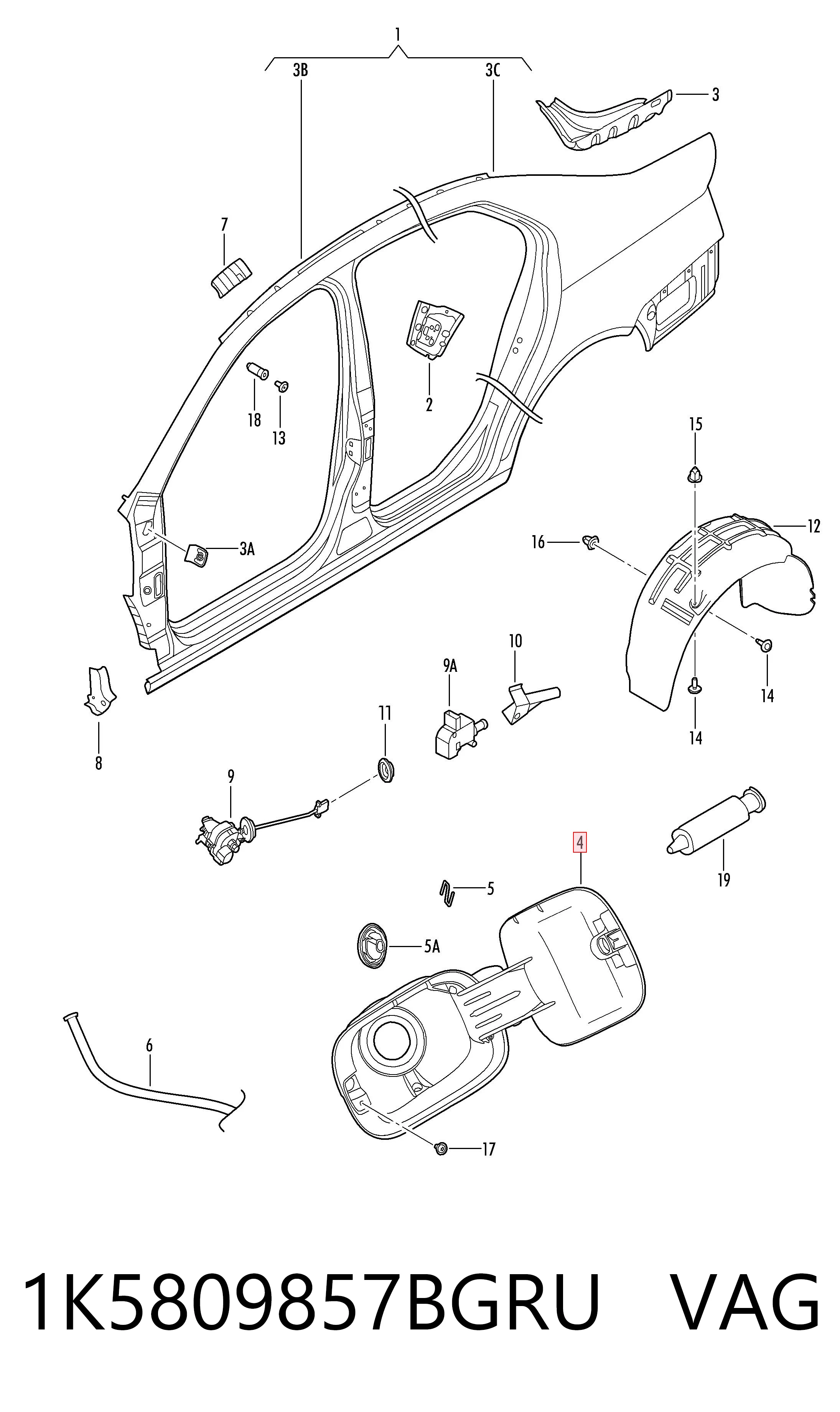 1K5809857BGRU VAG
