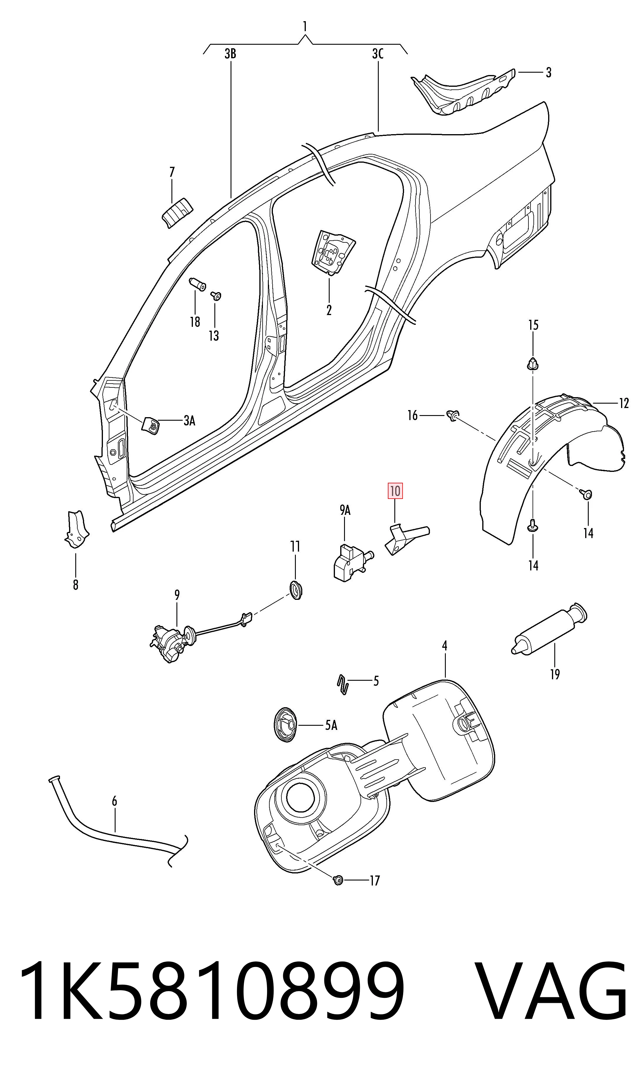 1K5810899 VAG
