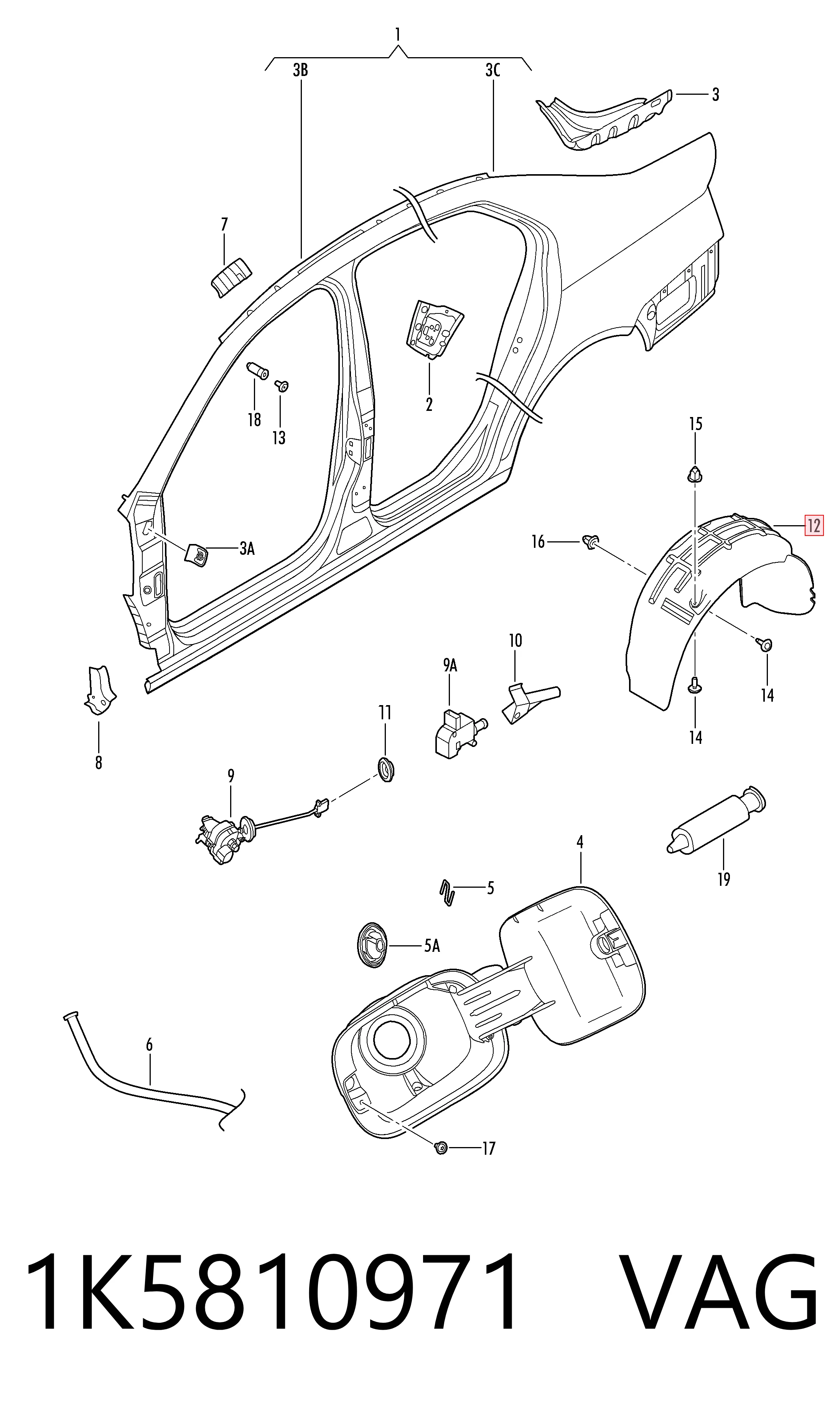 1K5810971 VAG