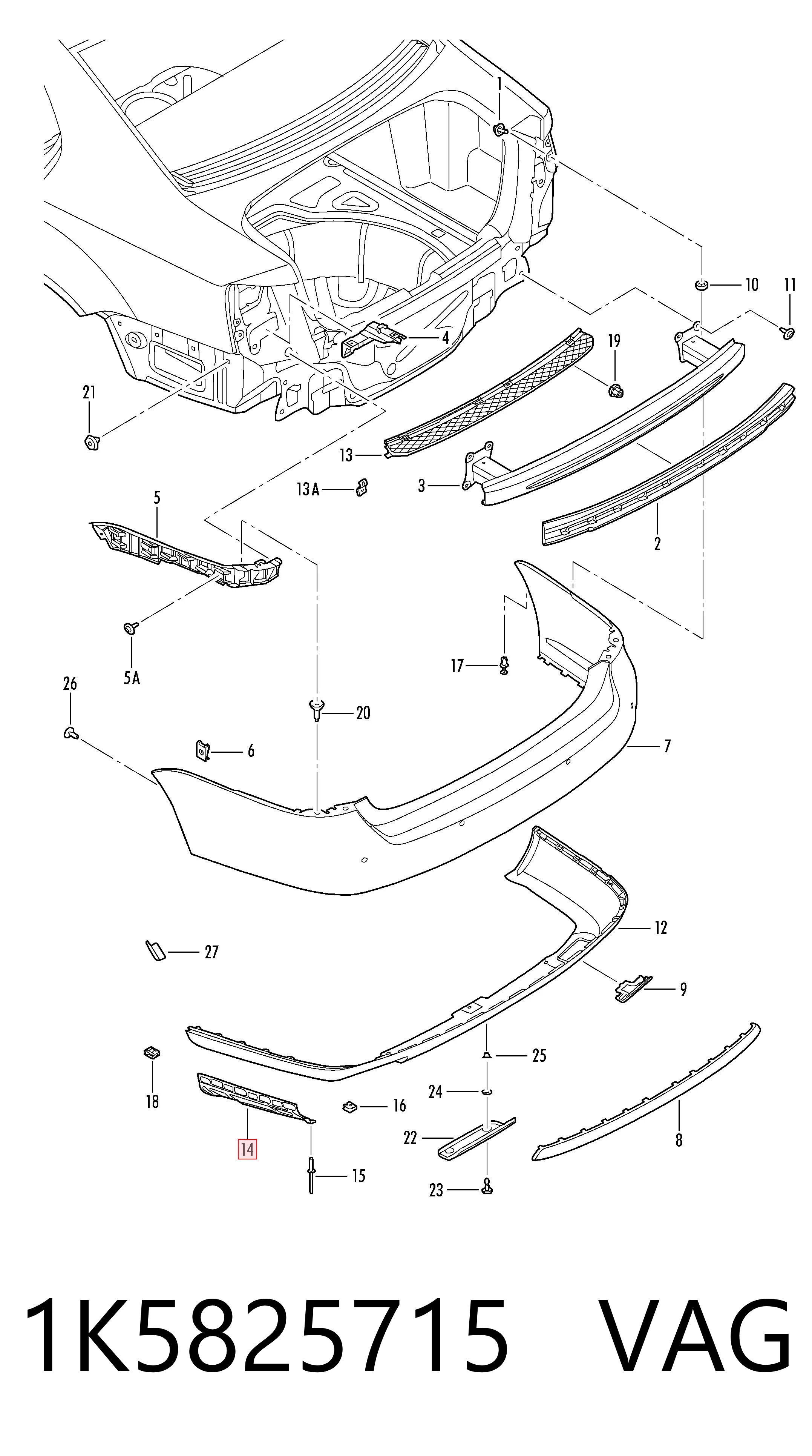 1K5825715 VAG