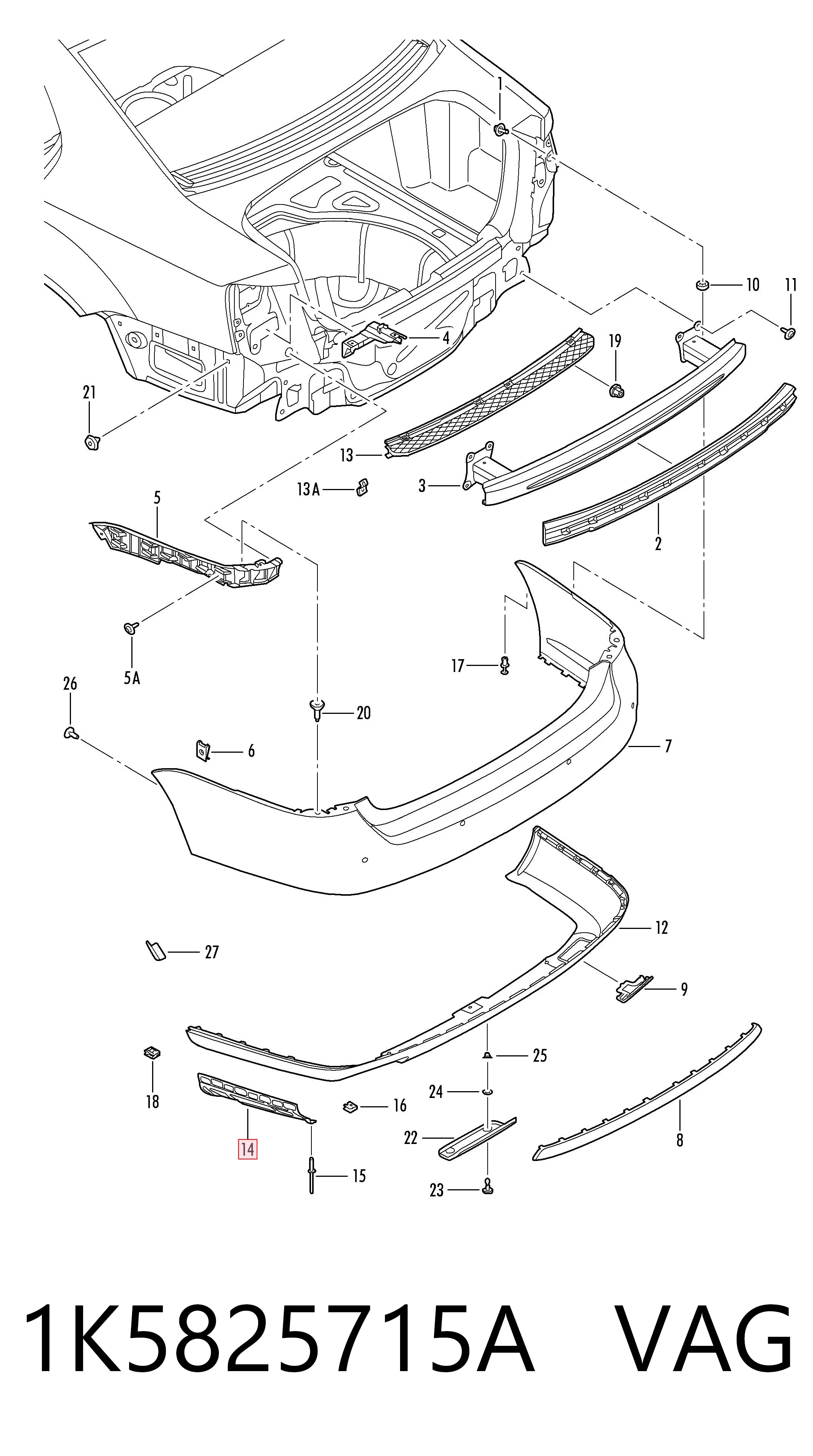 1K5825715A VAG 