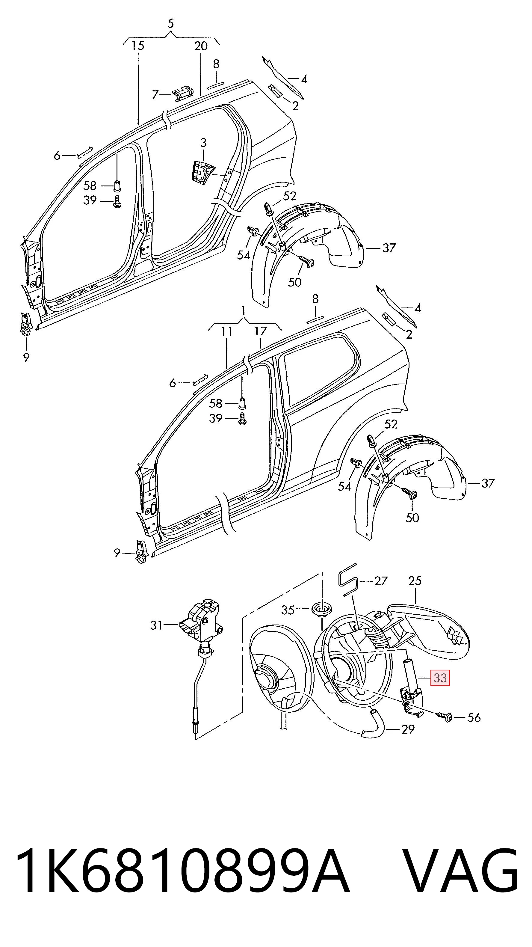 1K6810899A VAG 