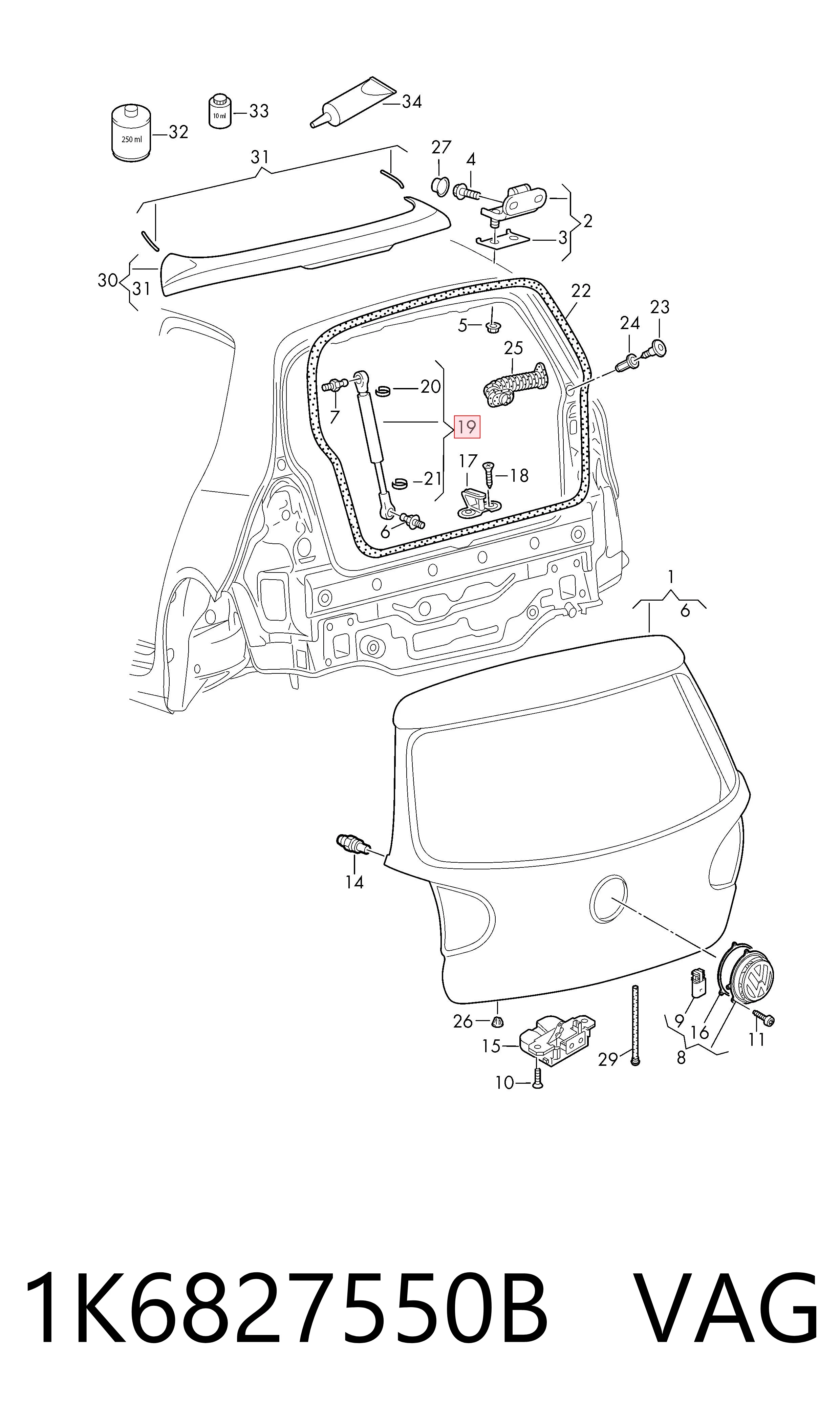 1K6827550B VAG