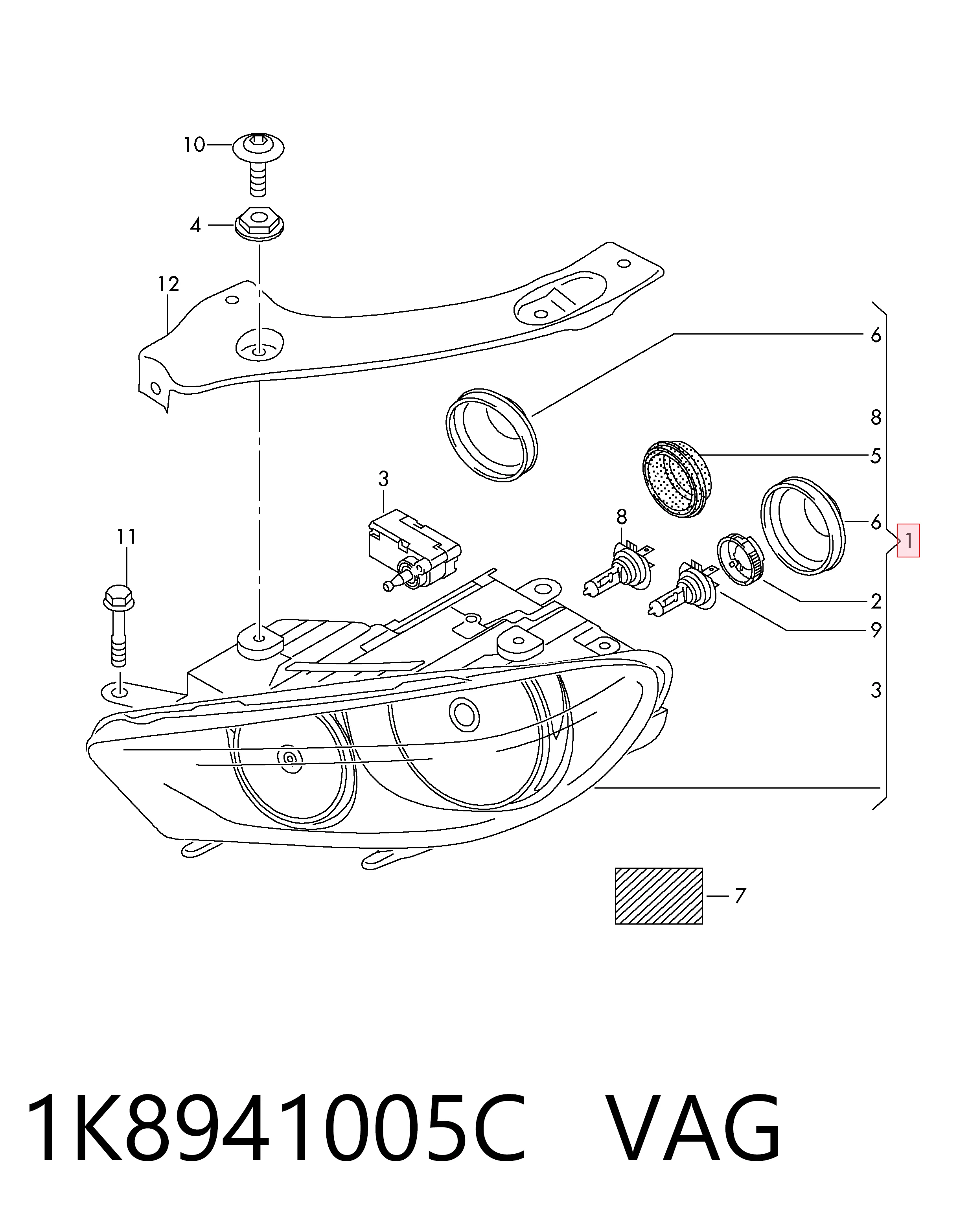 1K8941005C VAG