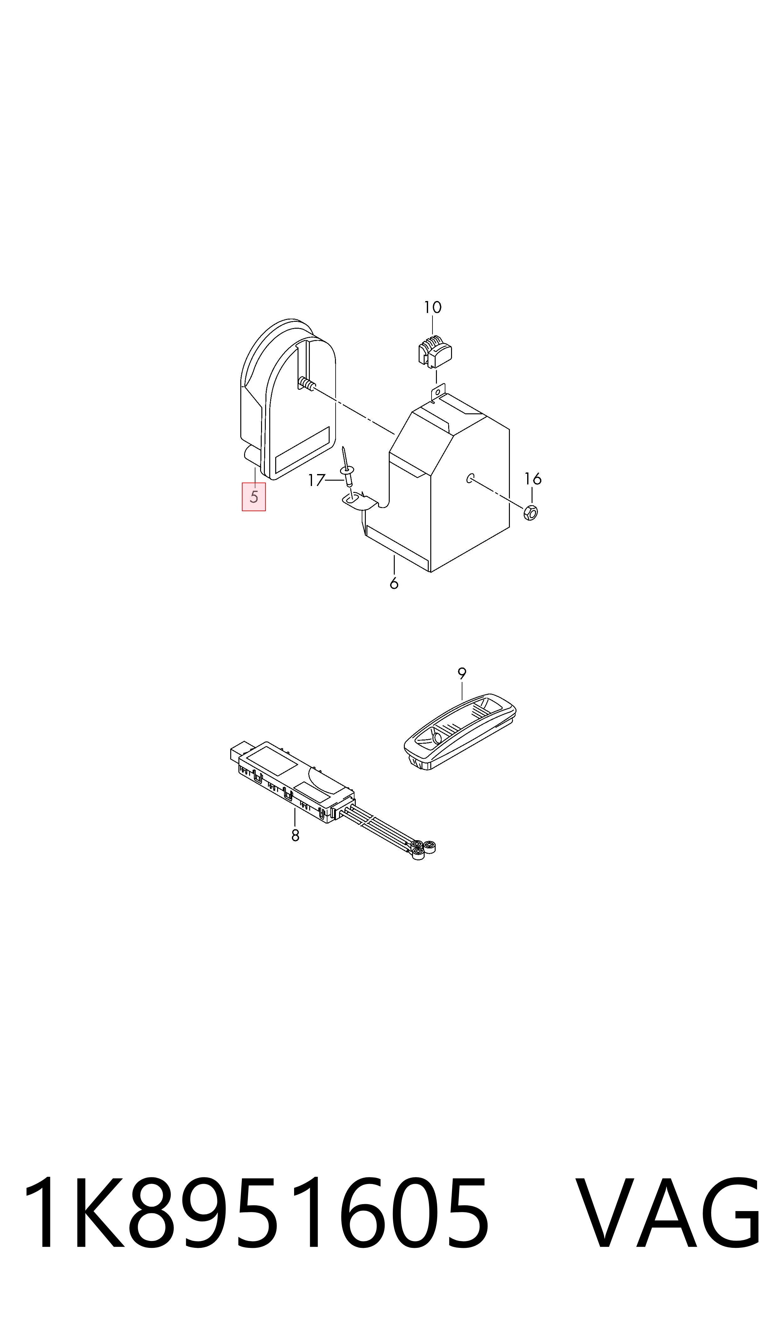 Sirene do sistema anti-roubo Bentley 1K0951605C preço, a partir de 56,18 USD