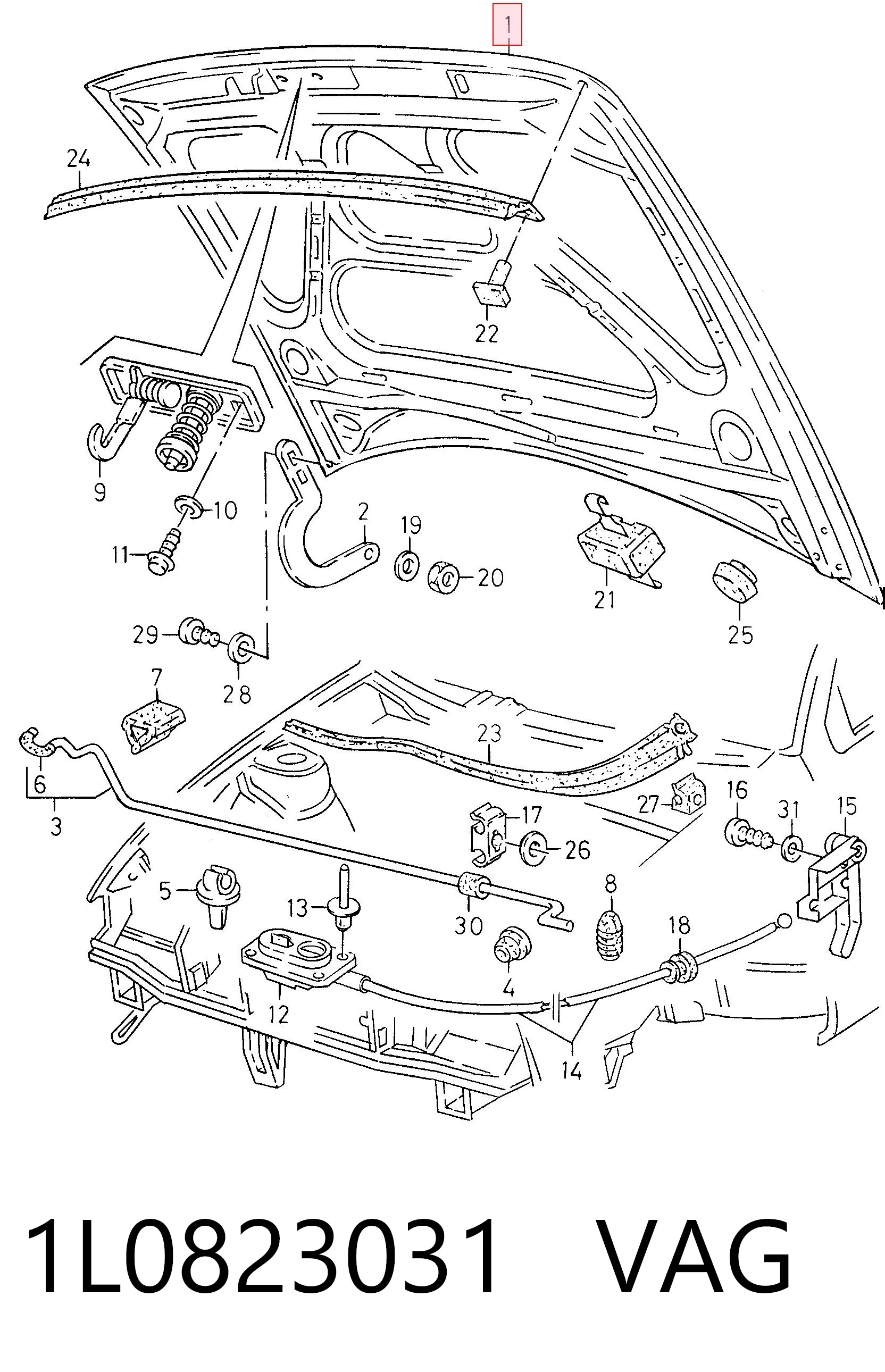 Capota para Seat Toledo I 1L