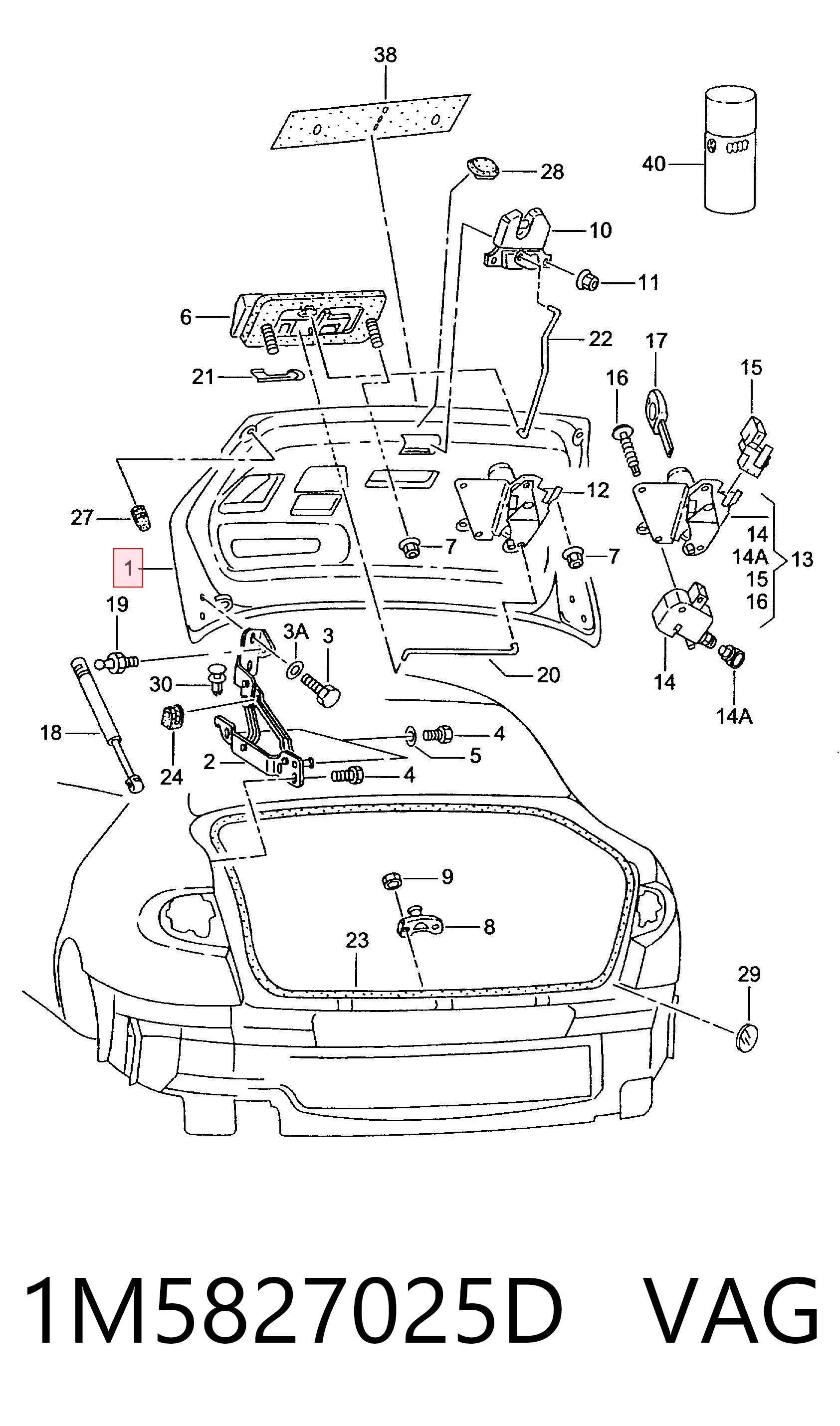 1M5827025D VAG