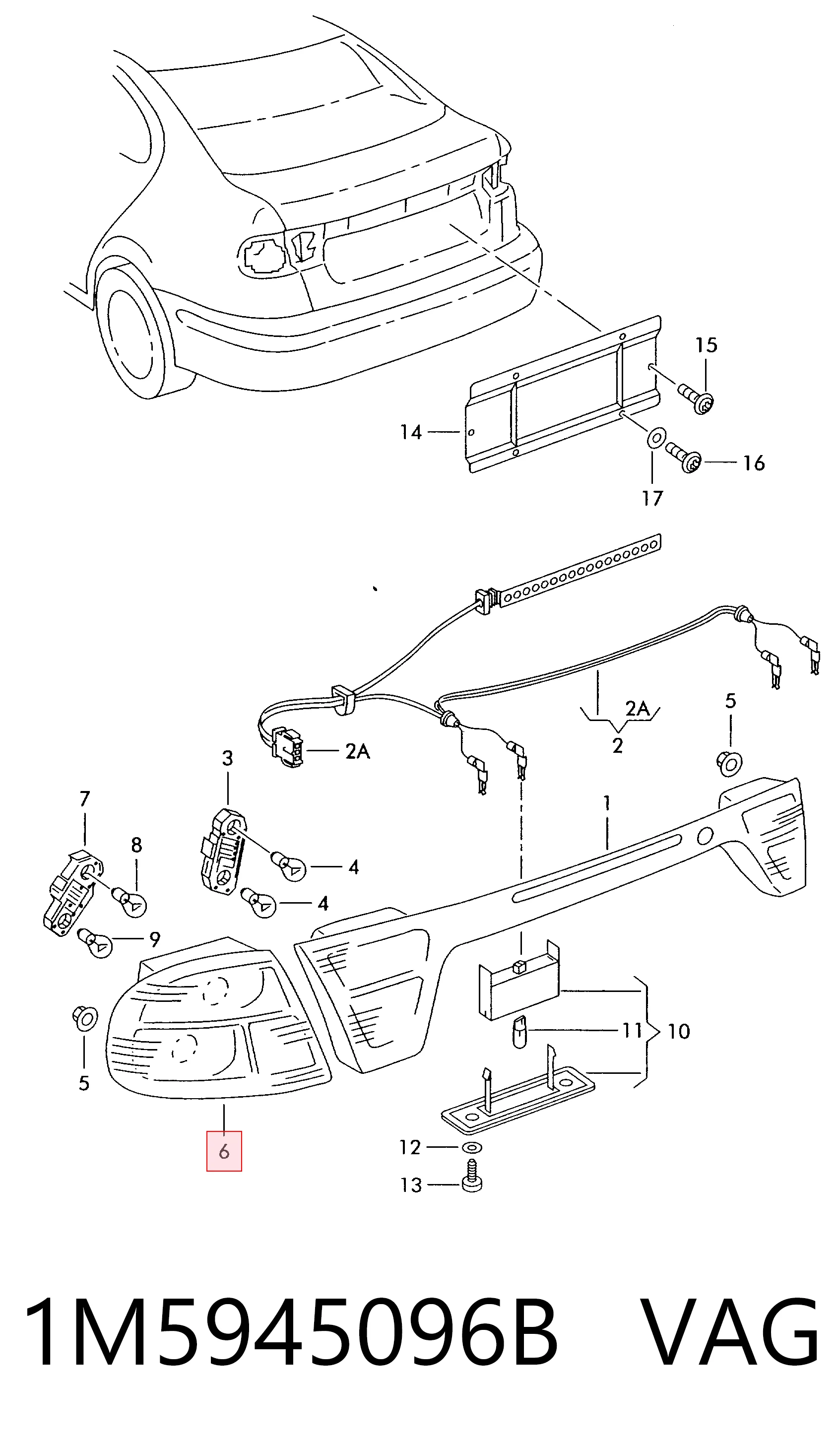Lanterna traseira direita Seat Toledo preço, a partir de 21,95 USD