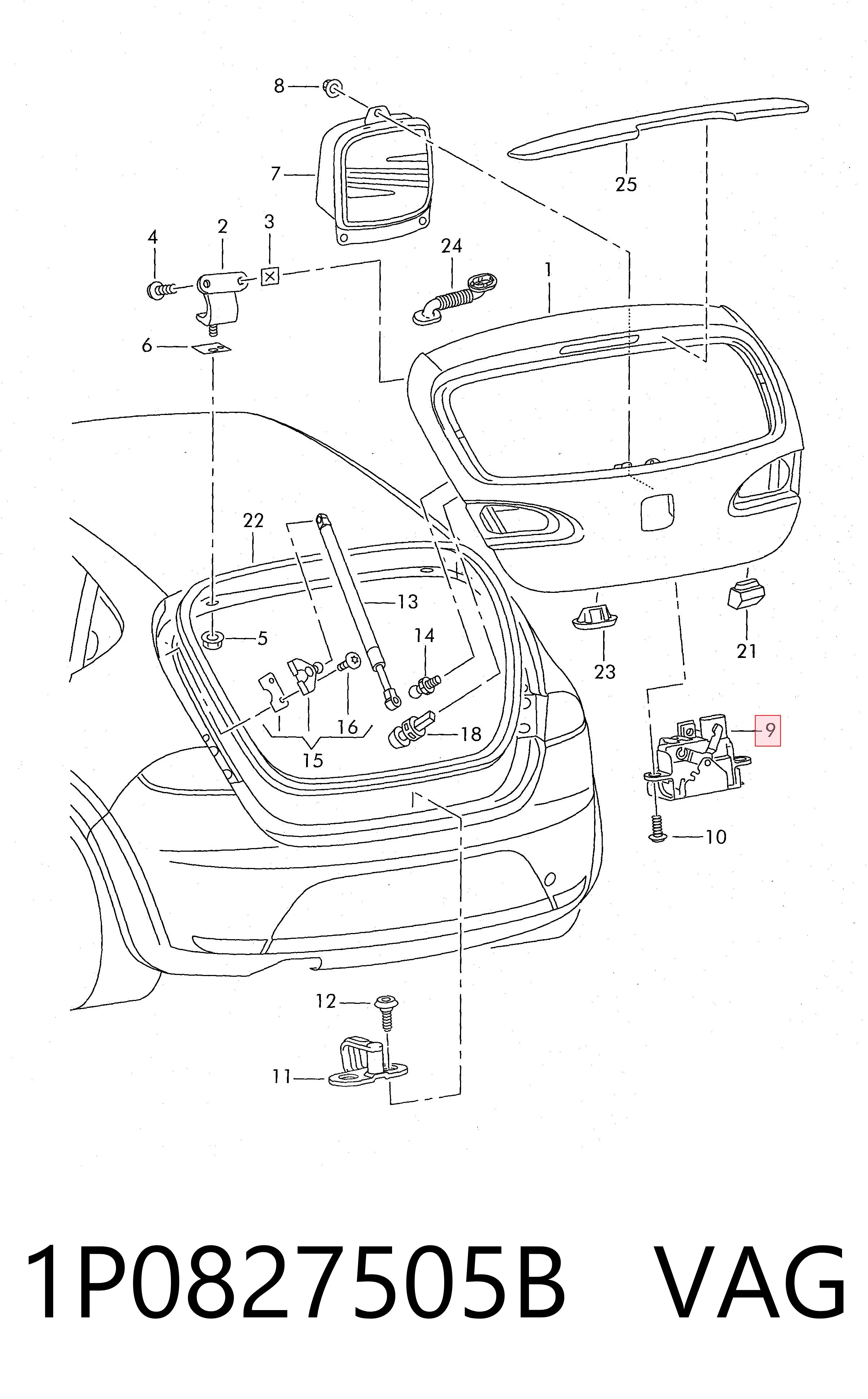  para Seat Leon II (1P1)