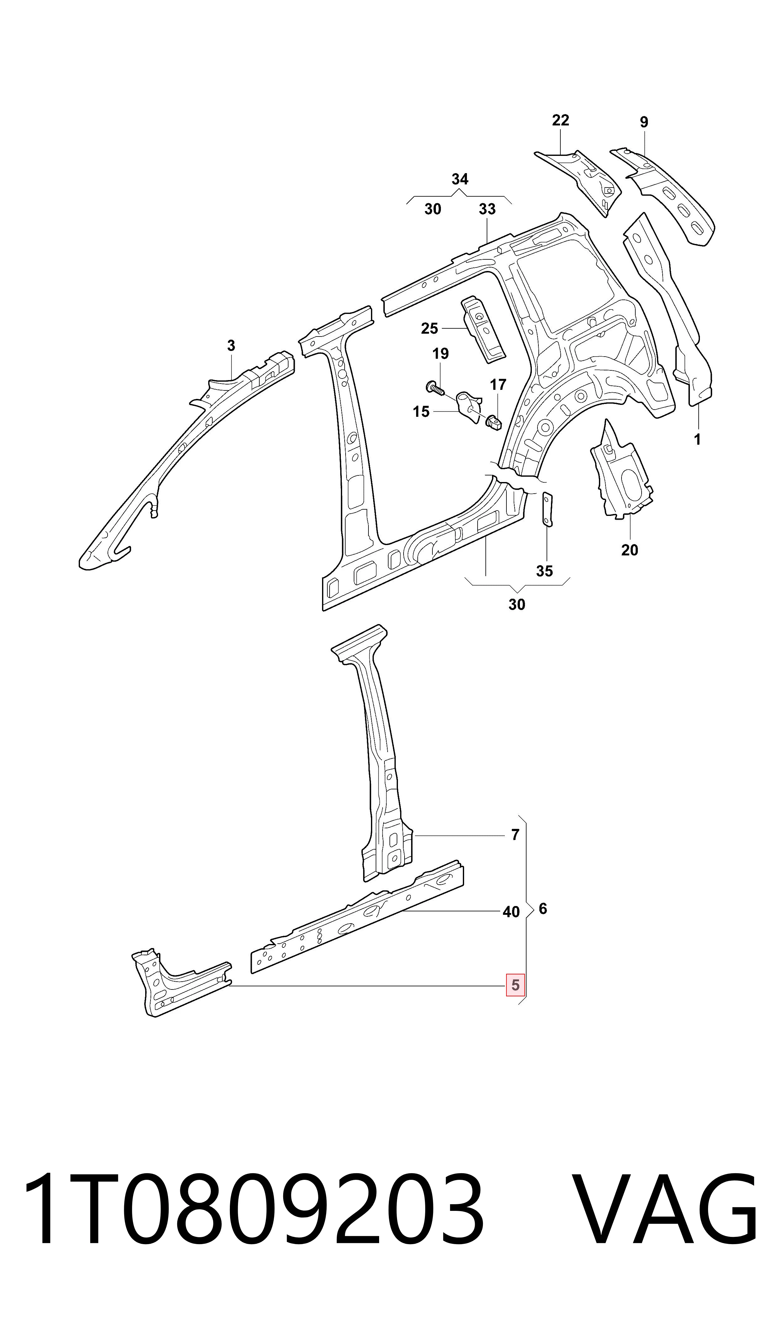 1T0809203 VAG