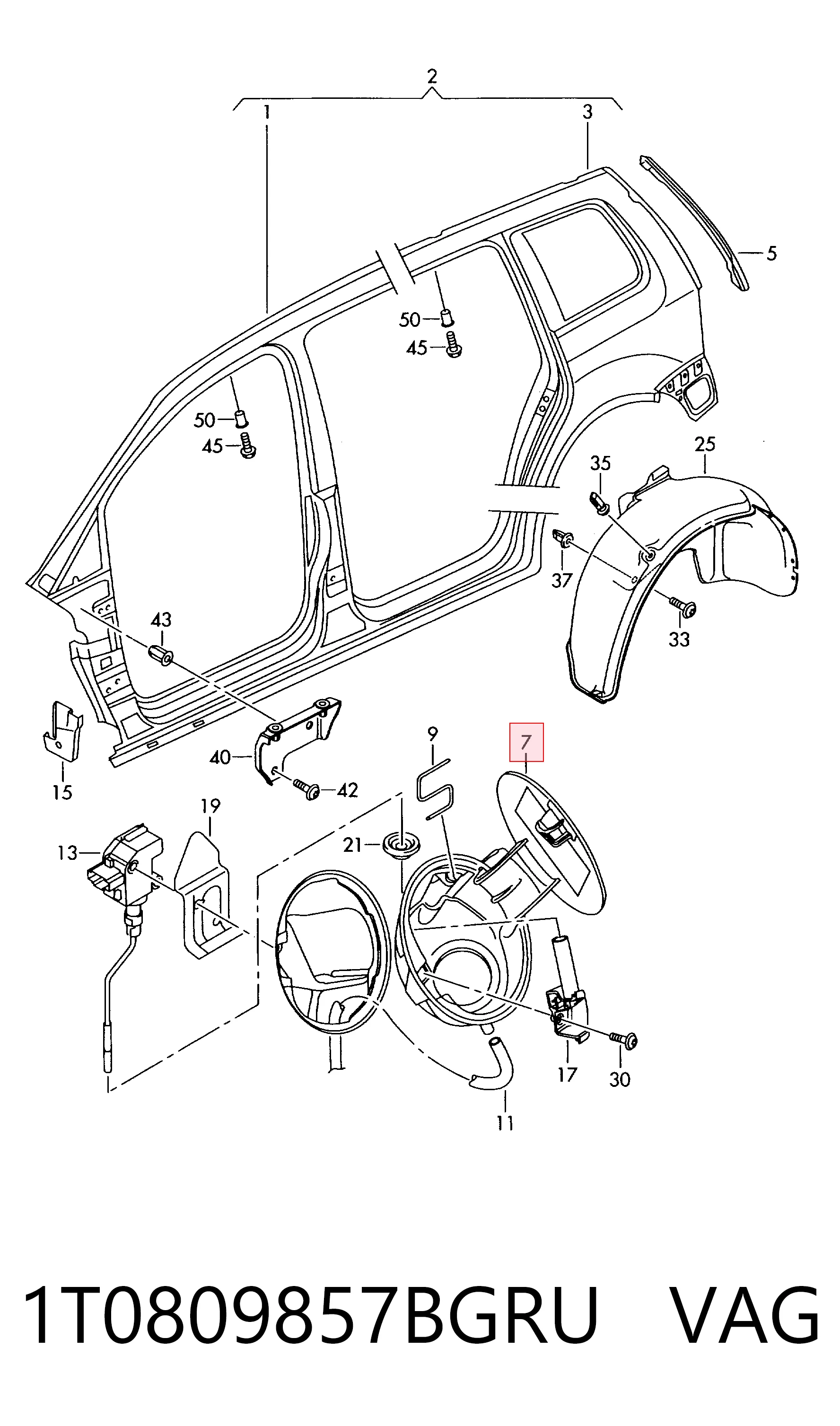 1T0809857BGRU VAG