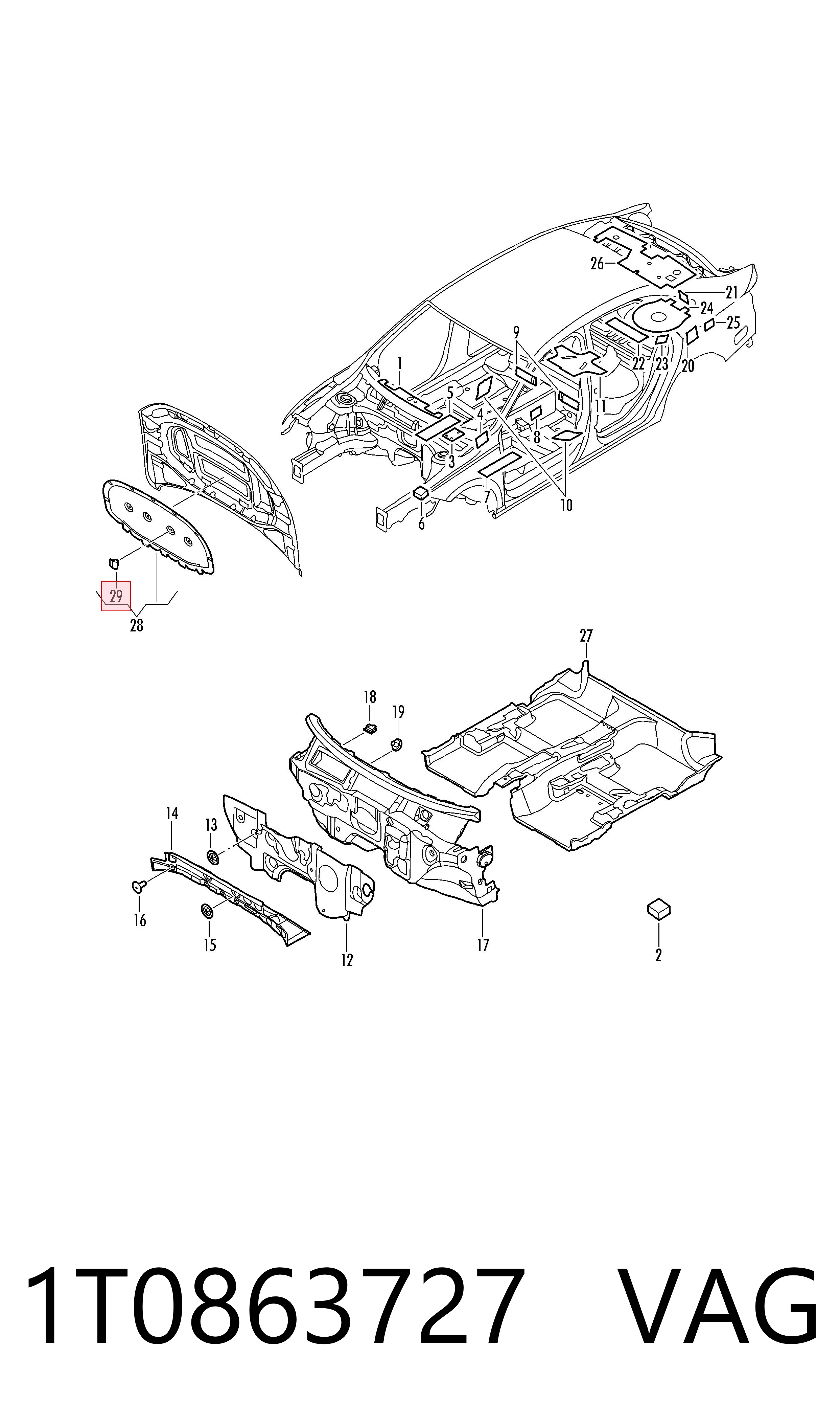 1T0863727 VAG 