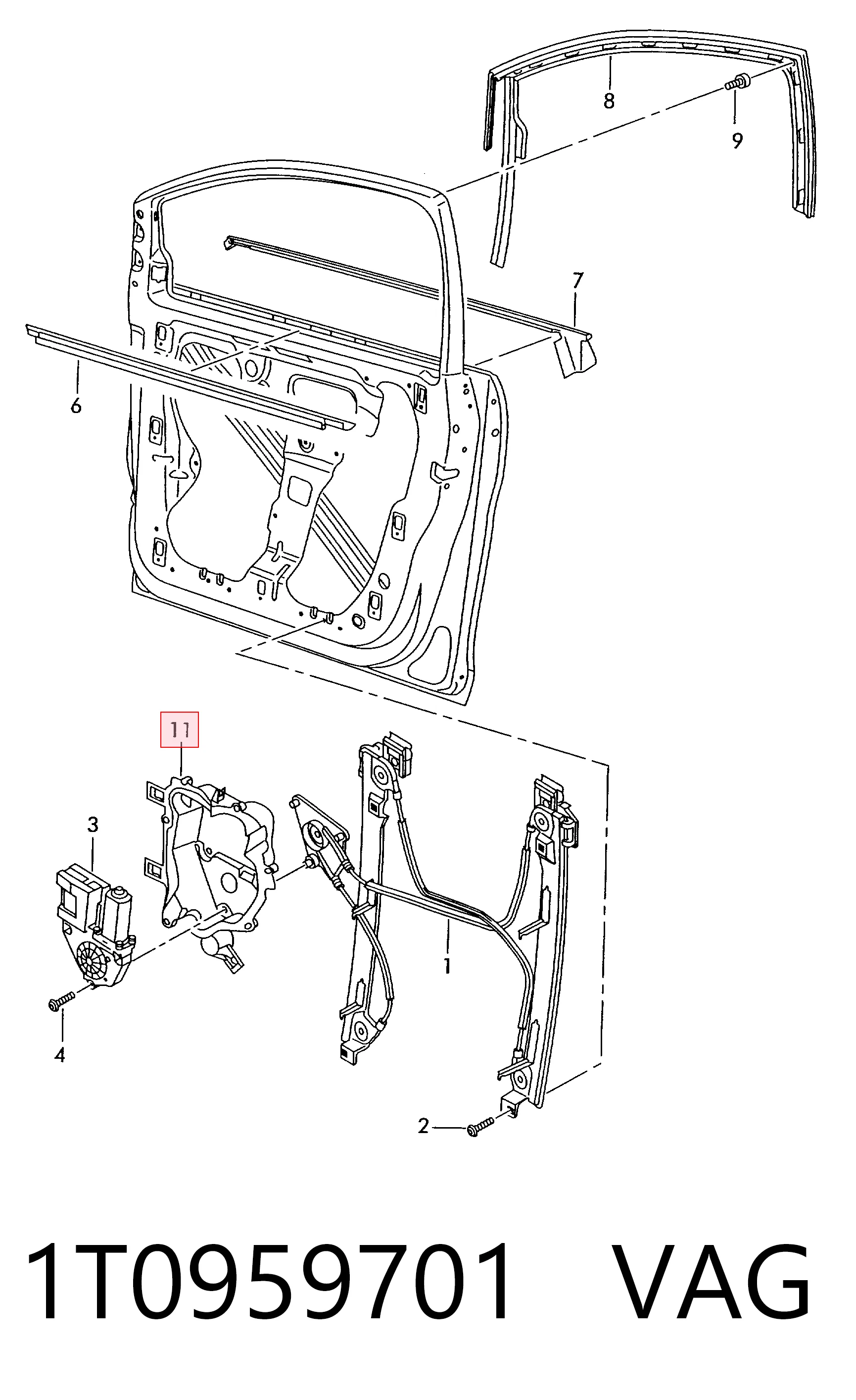 1T0959701 VAG