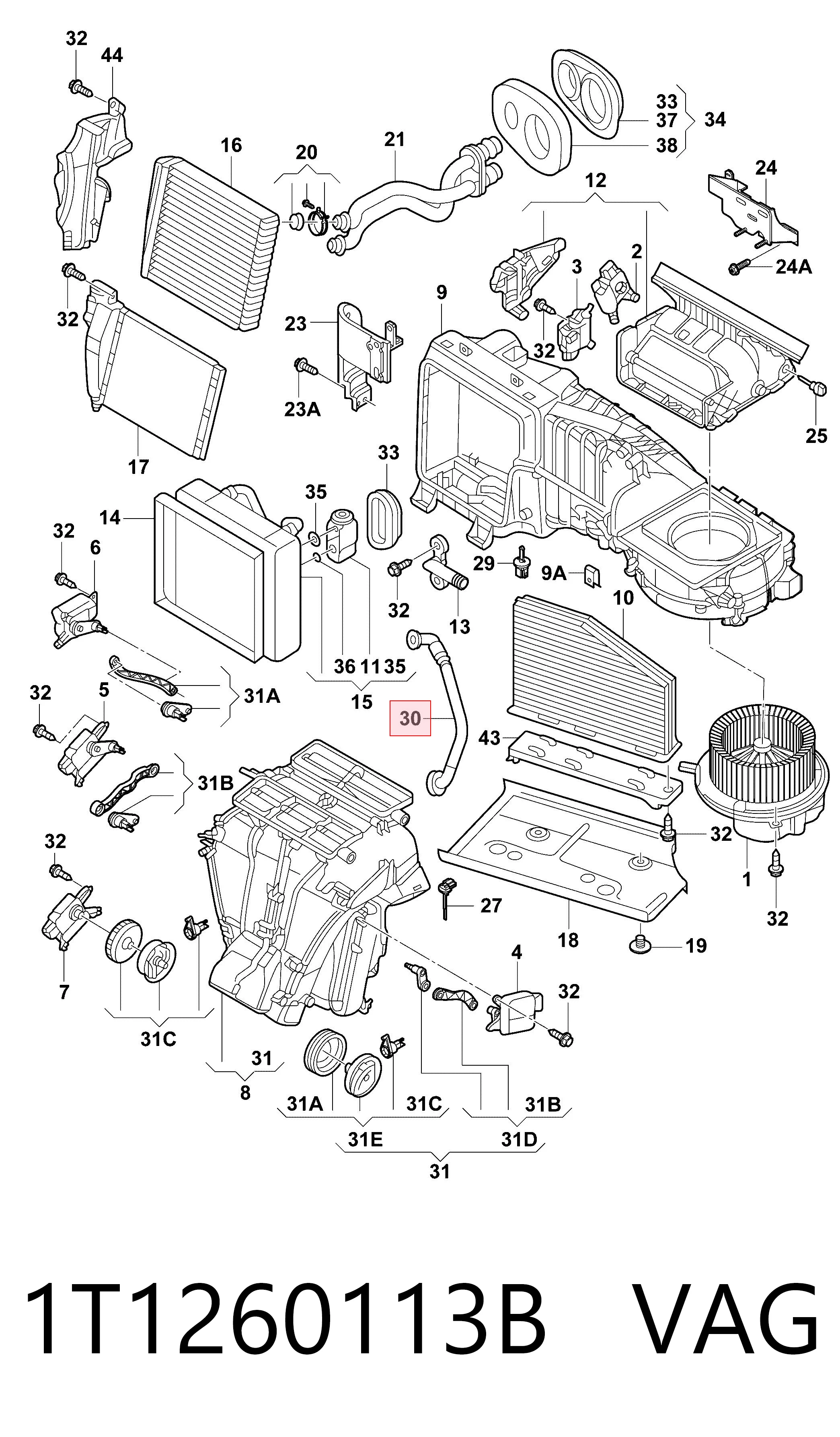 1T1260113B VAG