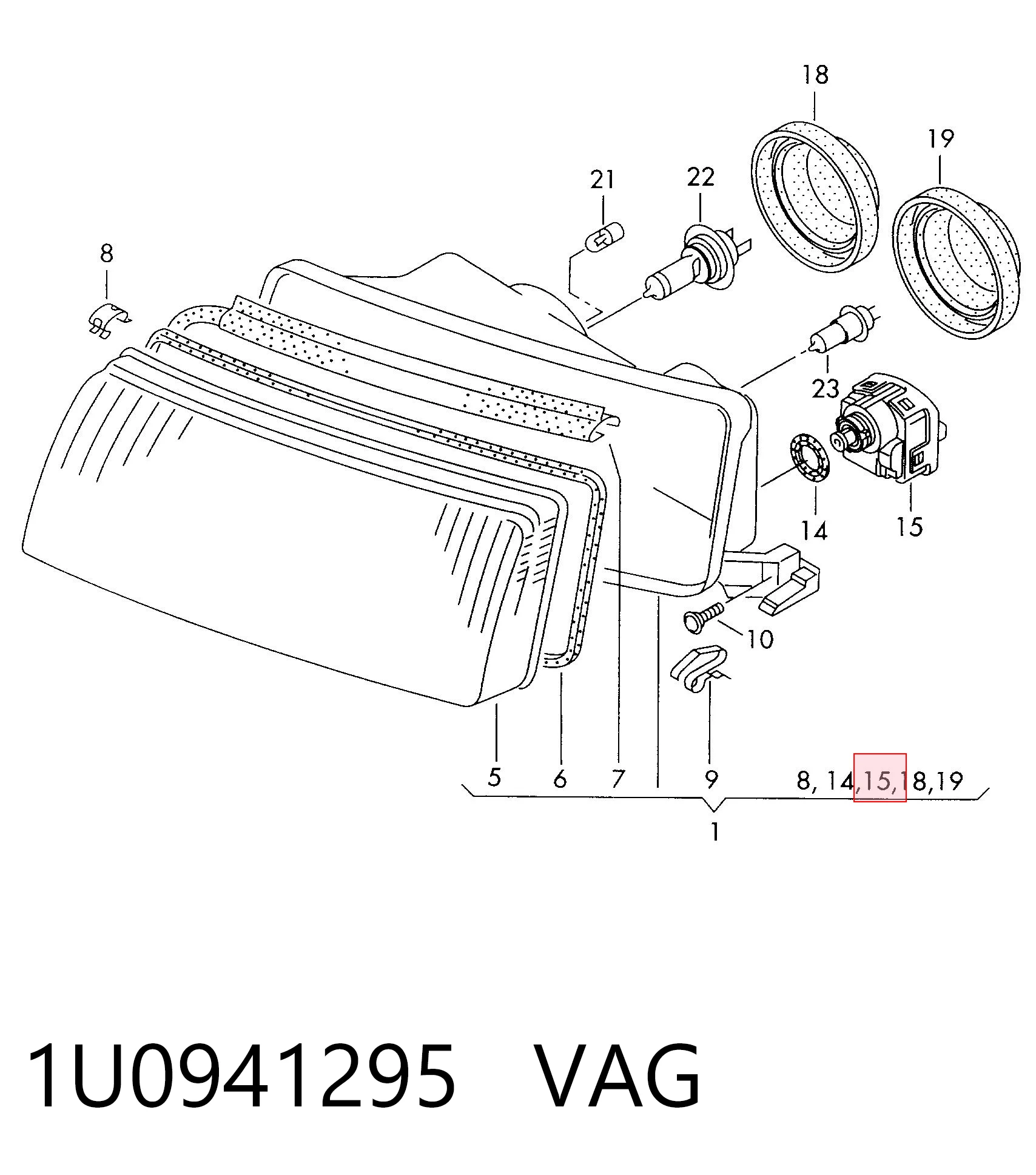 1U0941295 VAG