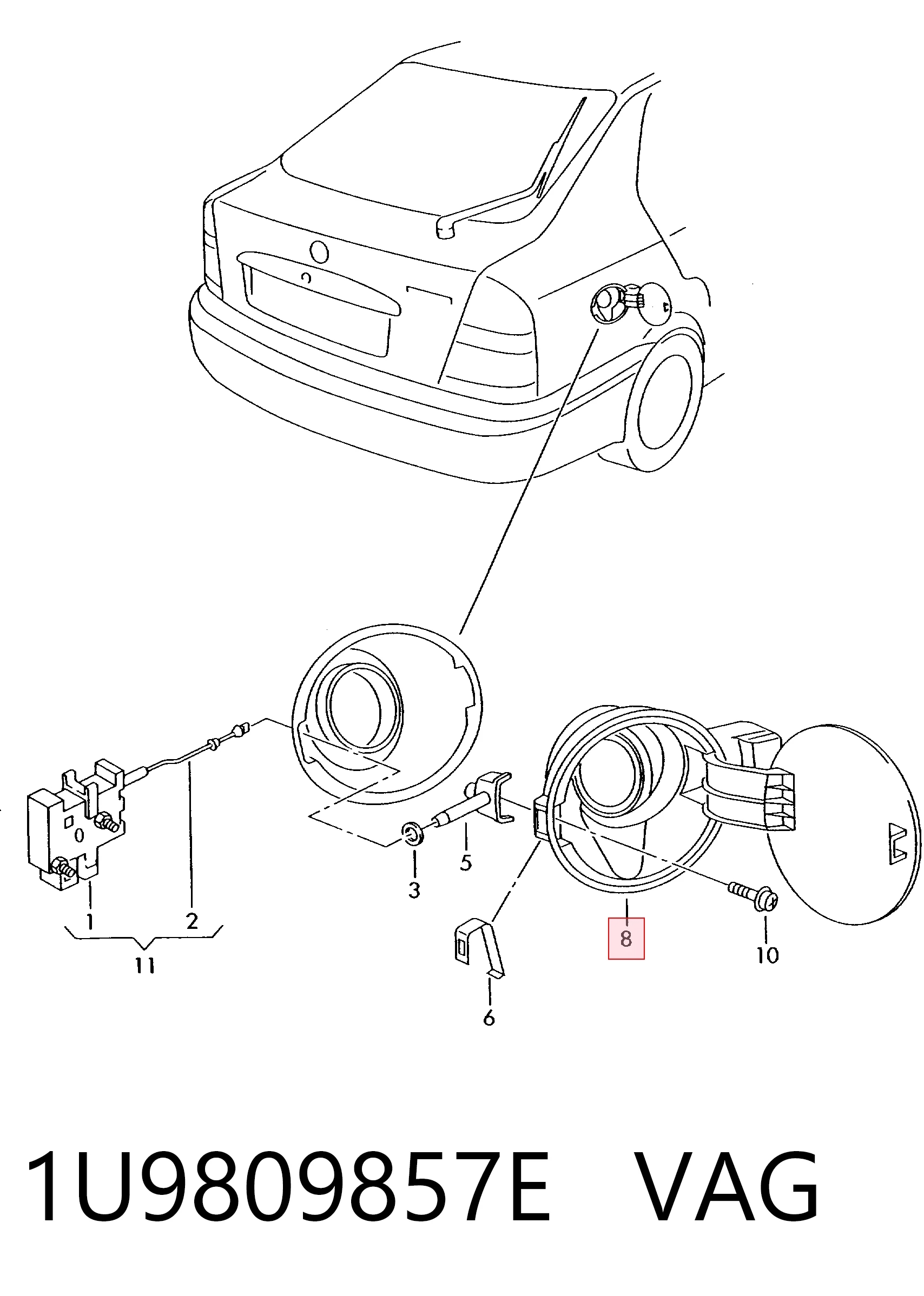1U9809857E VAG 