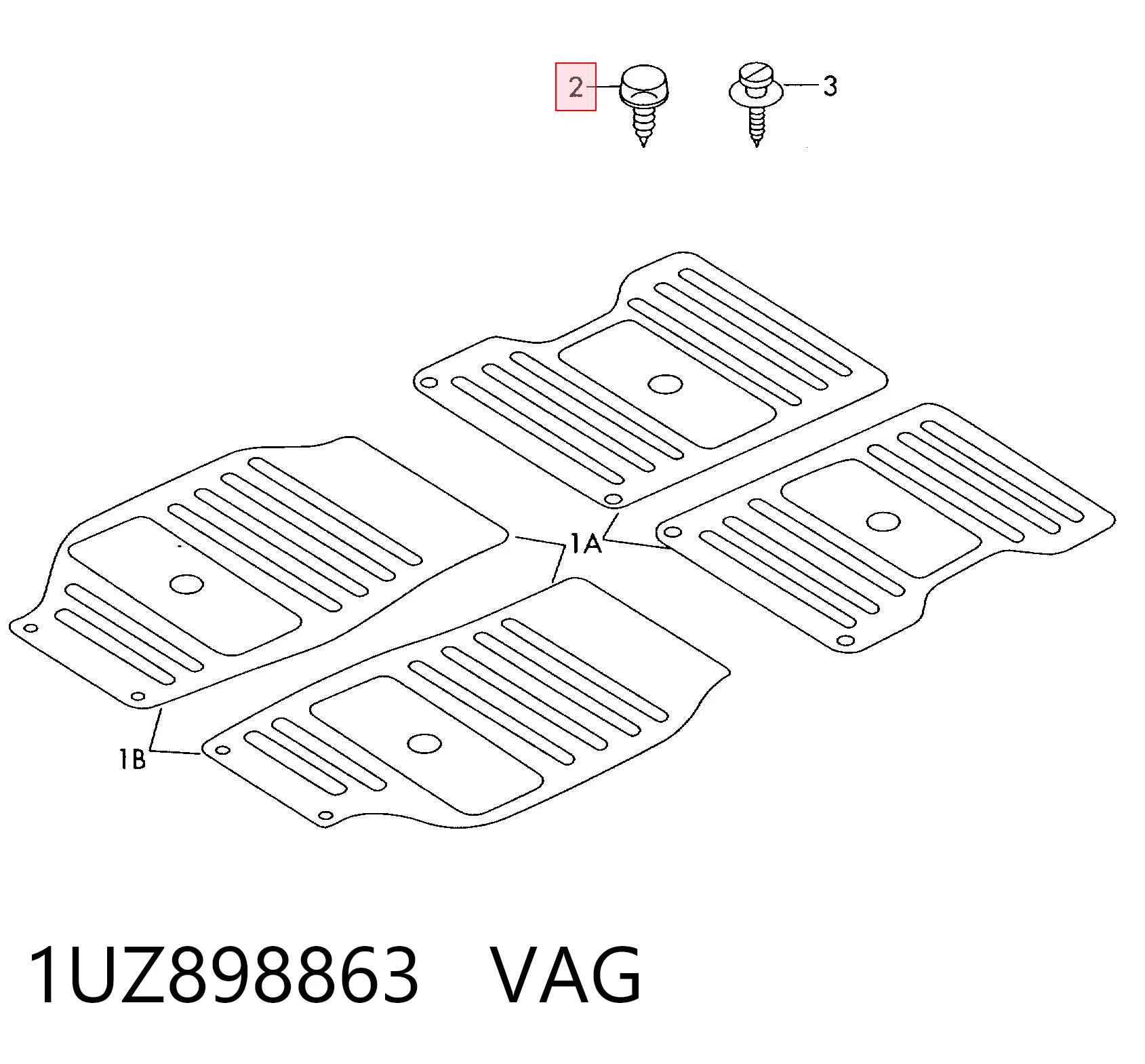 1UZ898863 VAG 