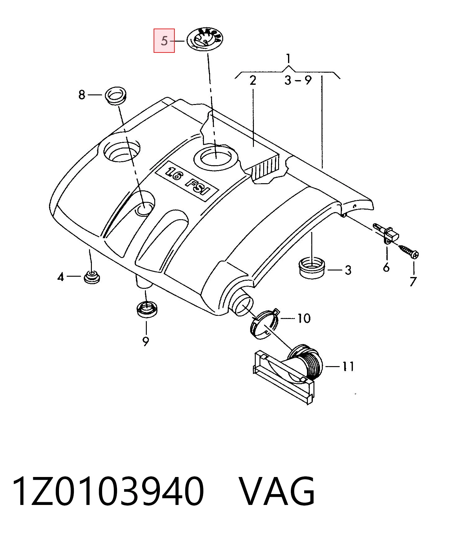 1Z0103940 VAG 