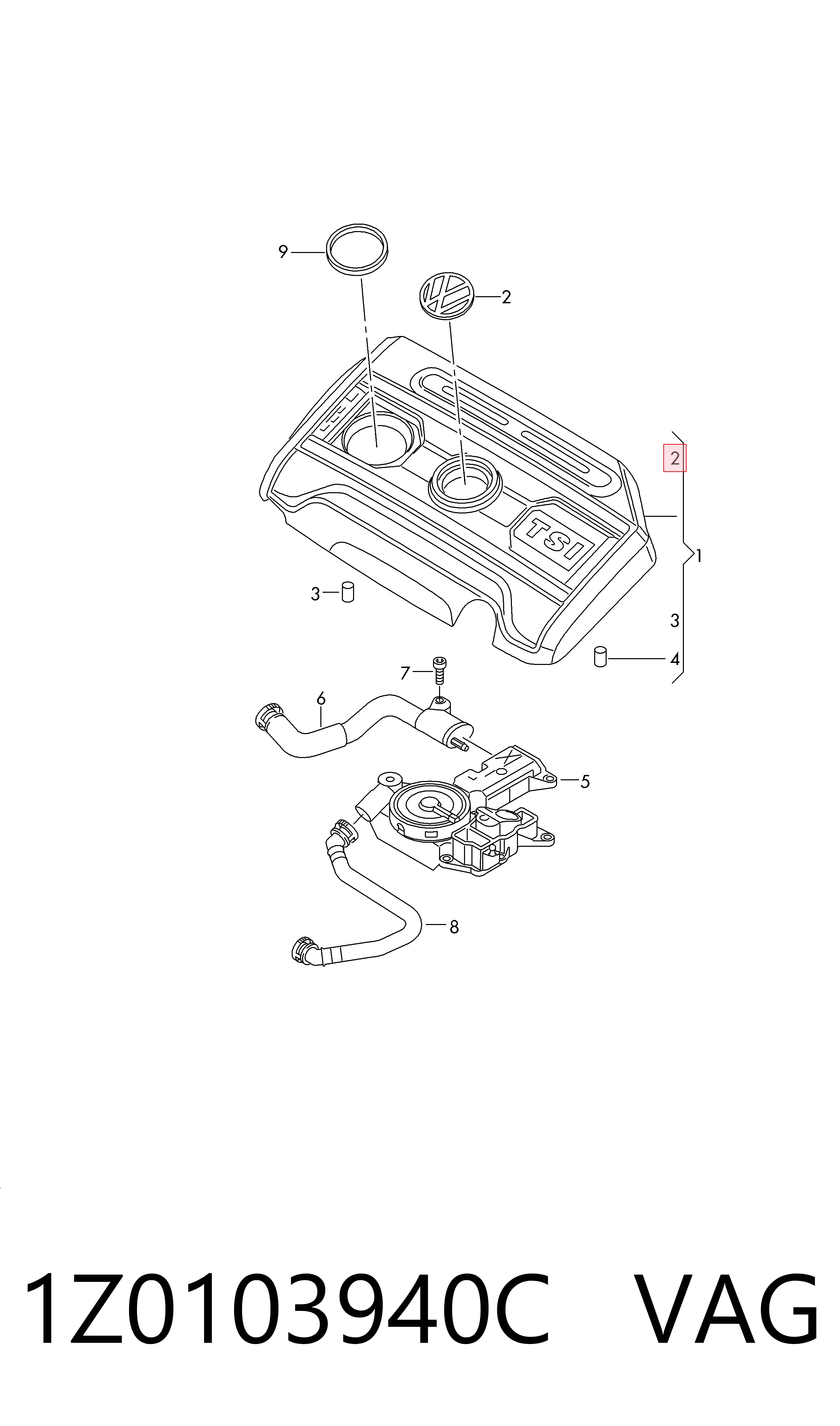 1Z0103940C VAG 