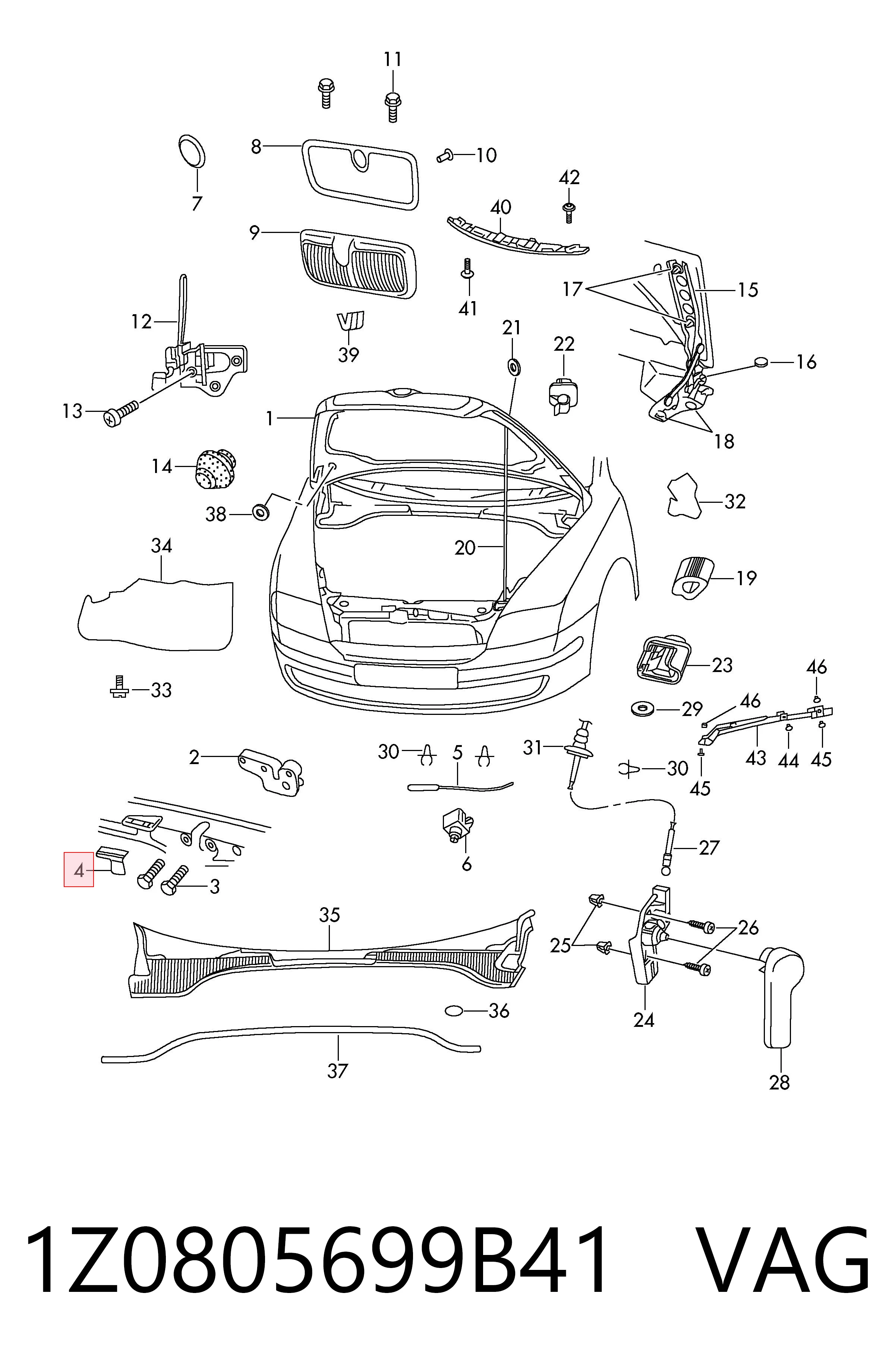 1Z0805699B41 VAG 