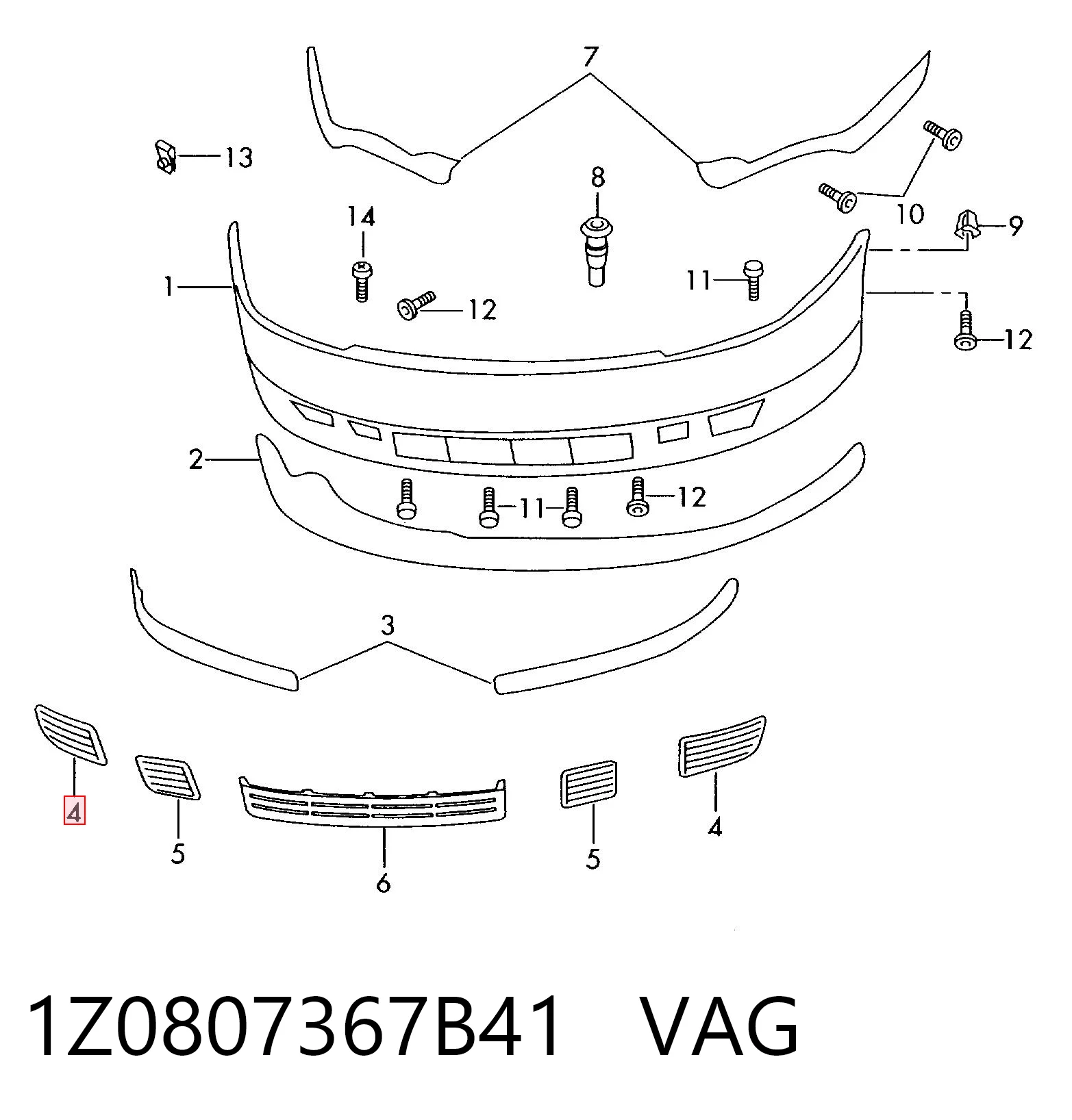 1Z0807367B41 VAG