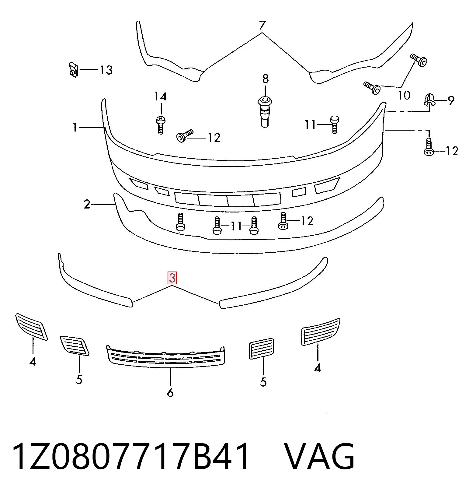 1Z0807717B41 VAG