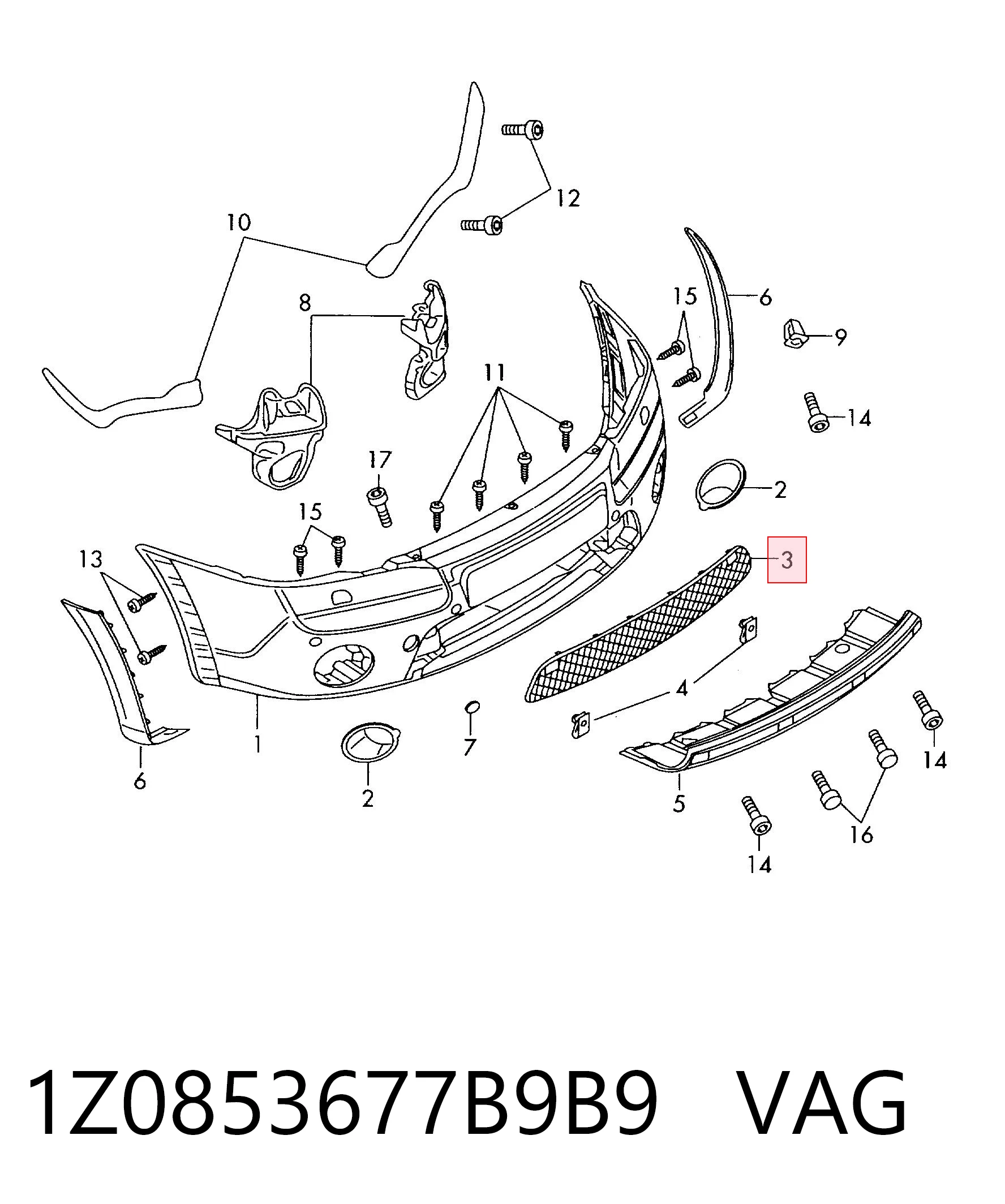 1Z0853677B9B9 VAG