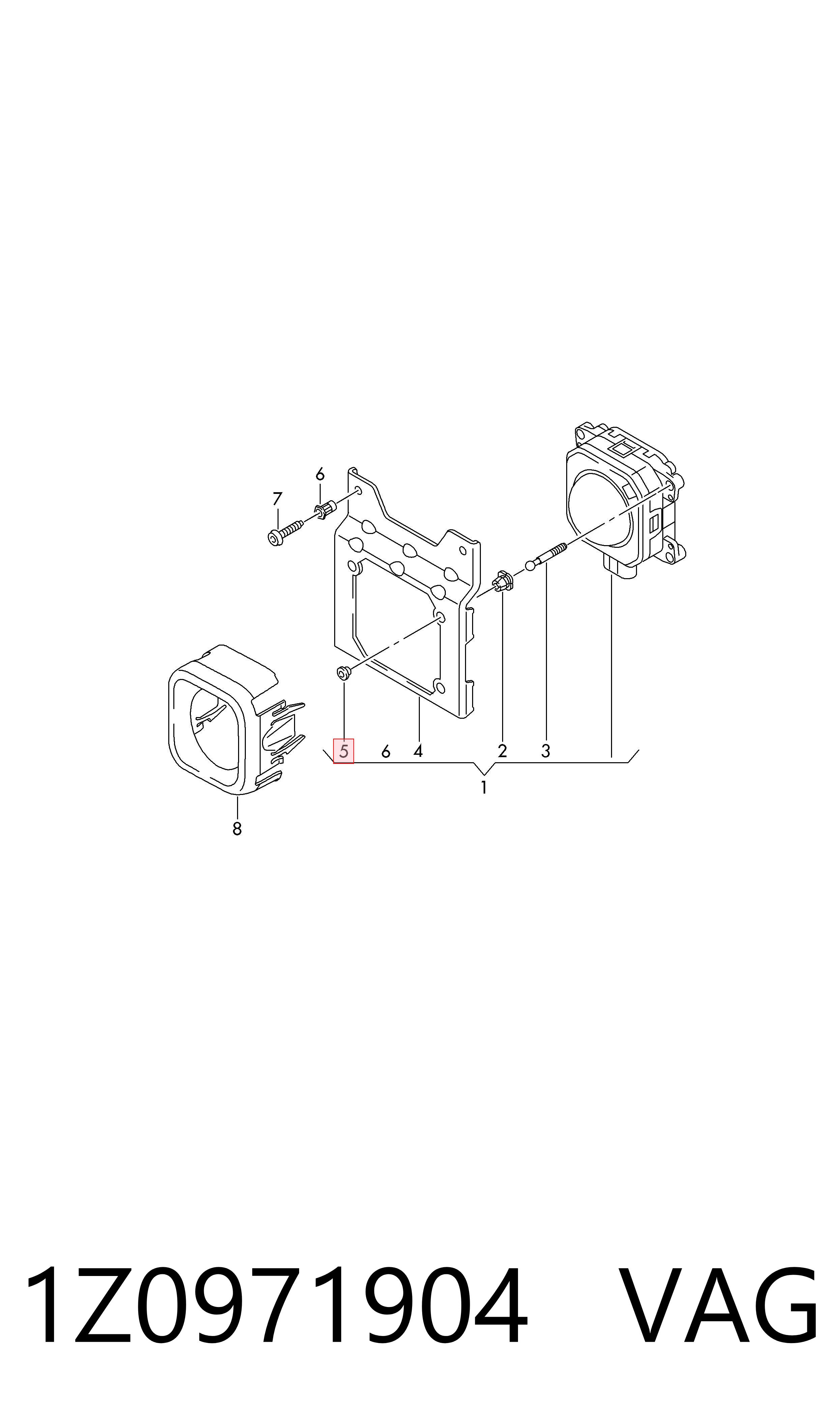  VAG 1Z0971904 preço, a partir de 2,63 USD