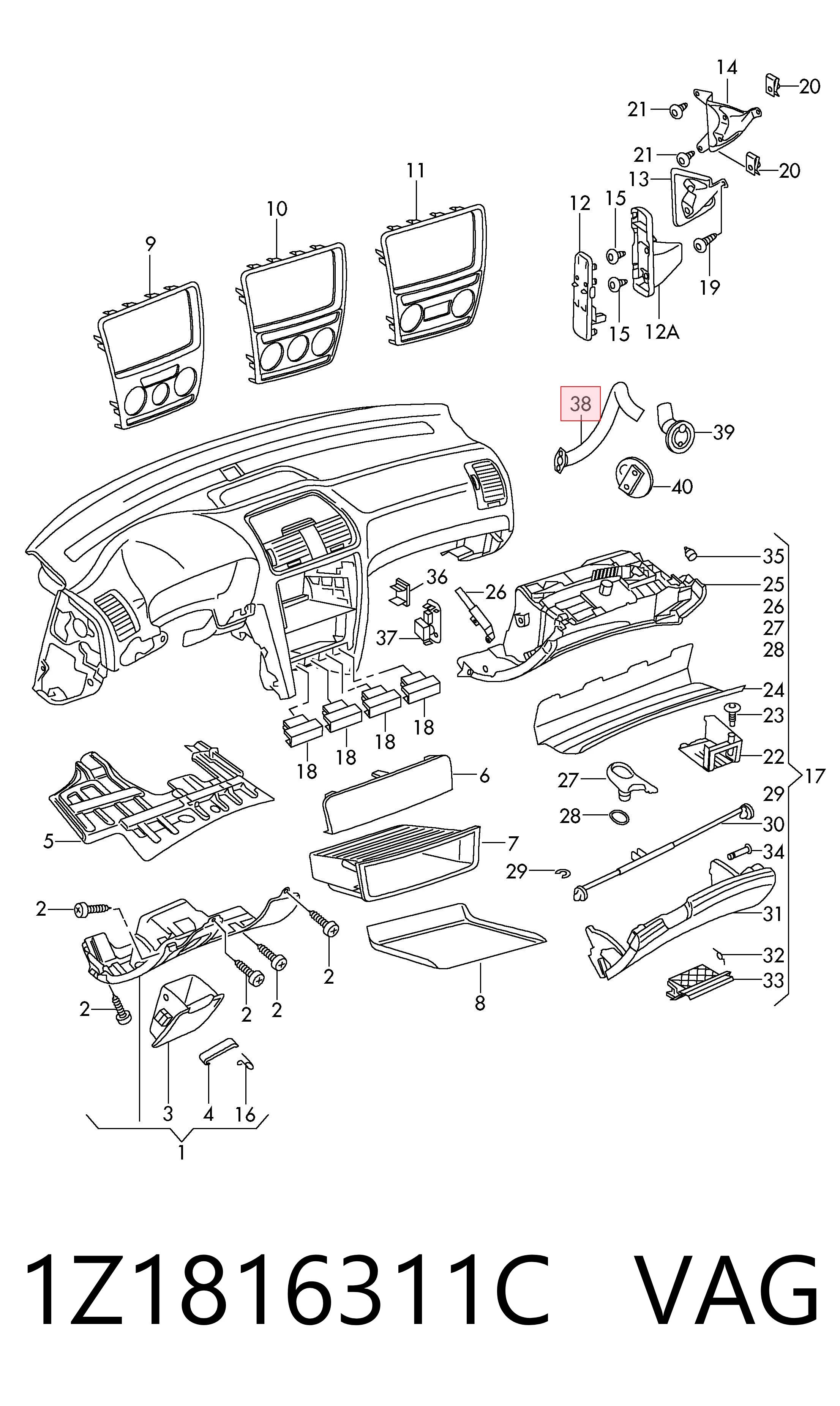 1Z1816311C VAG 