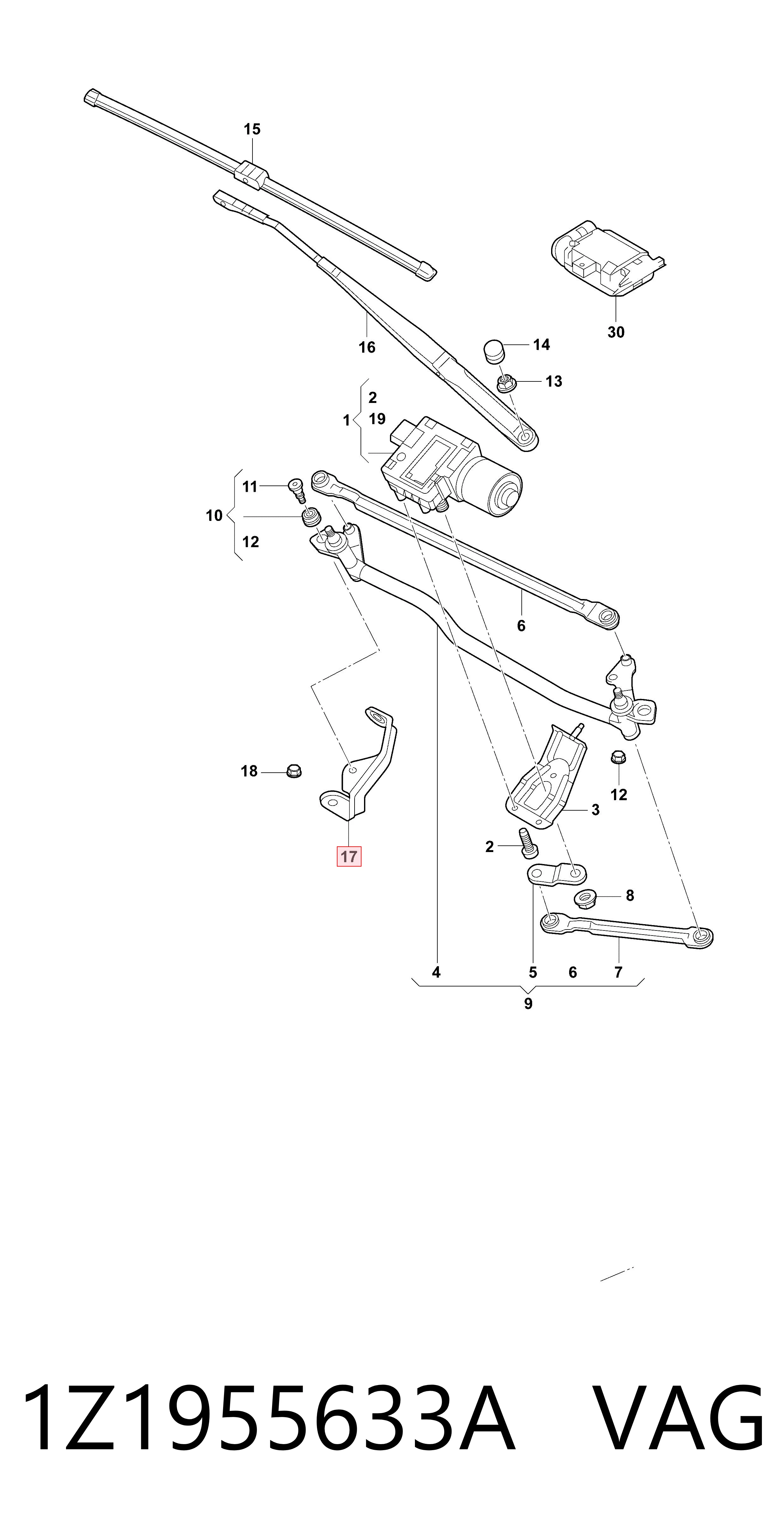 1Z1955633A VAG 