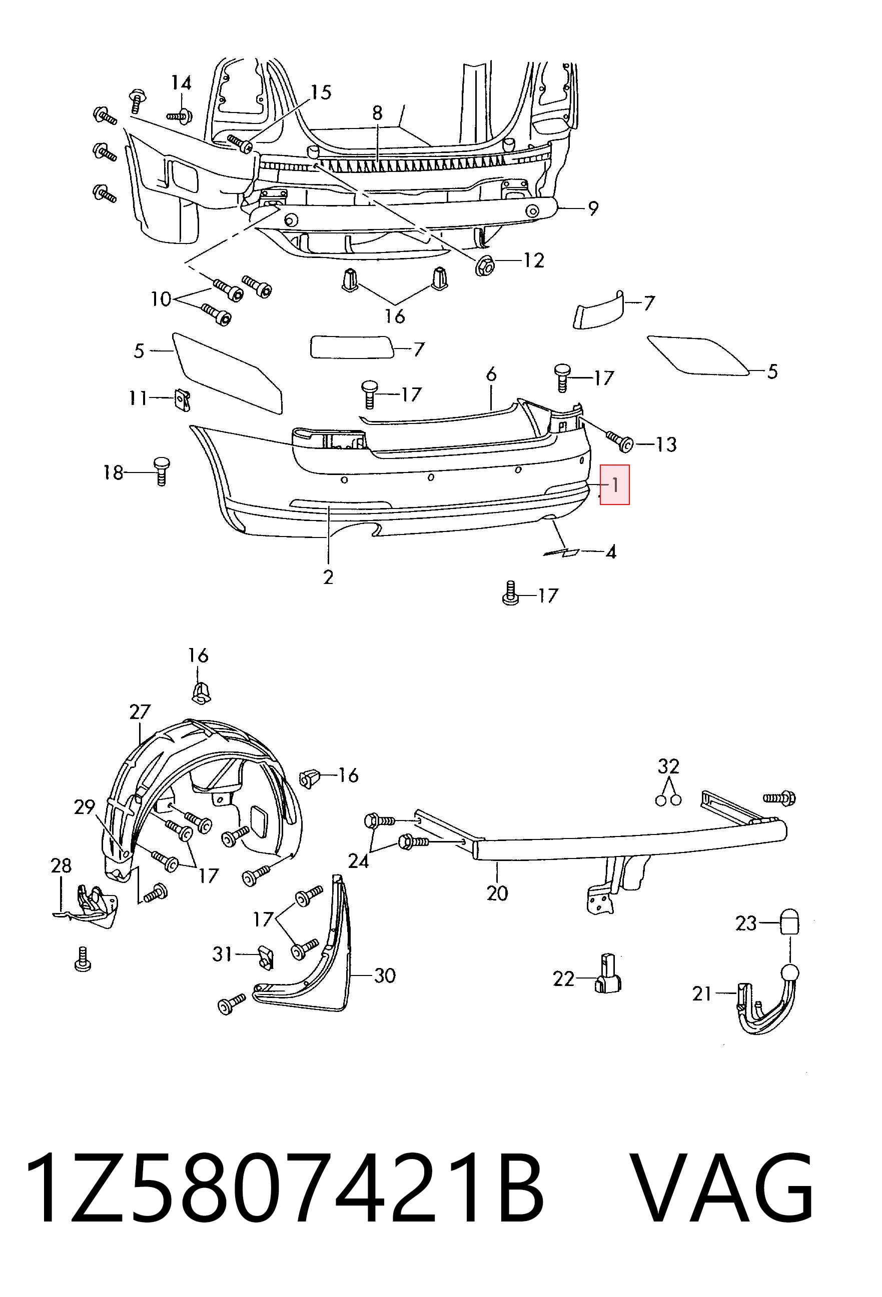 1Z5807421B VAG